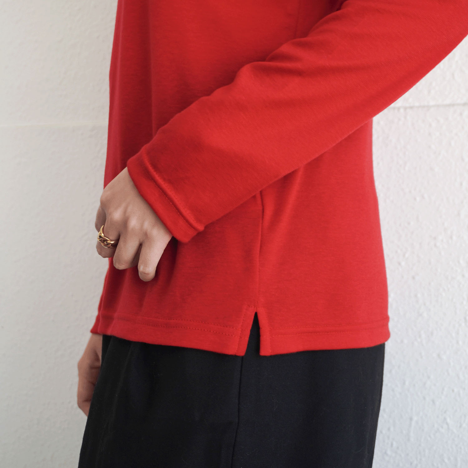 【Insta Live】ハーフミラノリブクルーネックカットソー - 画像37