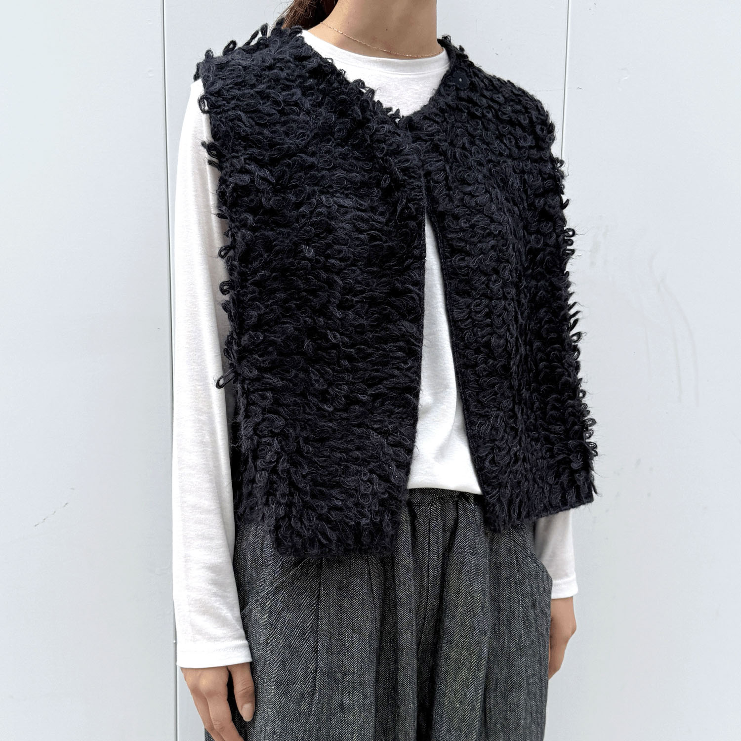 【Insta Live】ハーフミラノリブクルーネックカットソー - 画像6