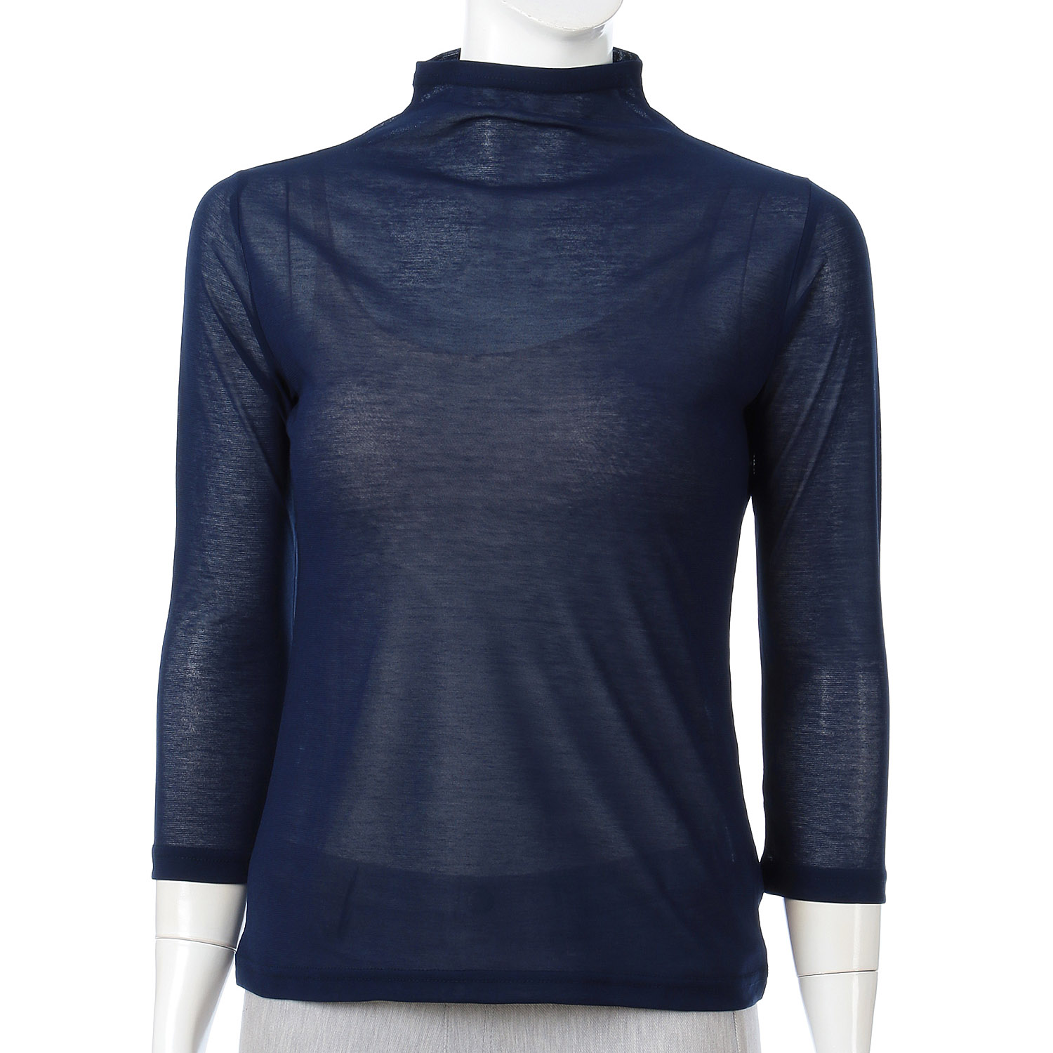 【Insta Live】スーパーソフトボトルネック7分袖プルオーバー - 画像15