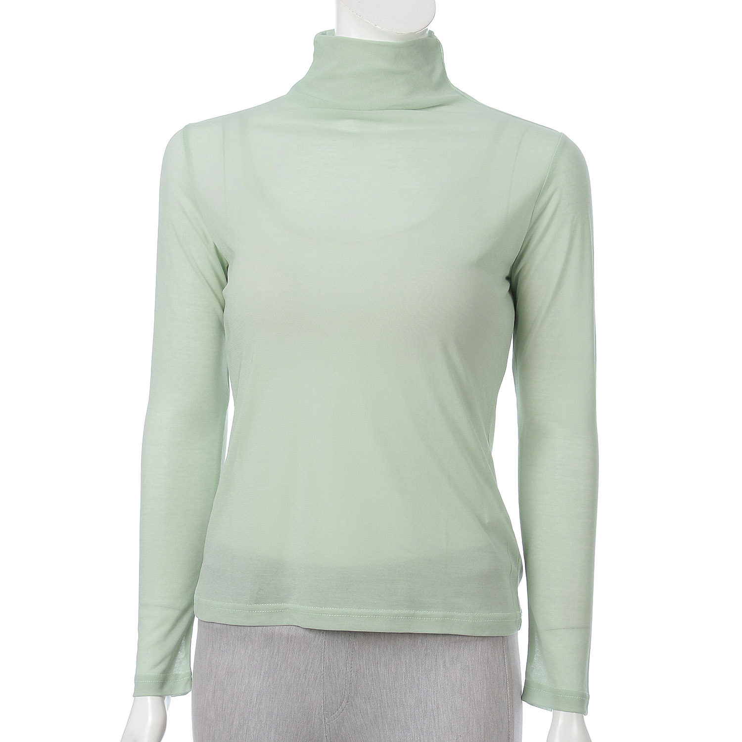 【Insta Live】スーパーソフトボトルネック長袖カットソー - 画像11