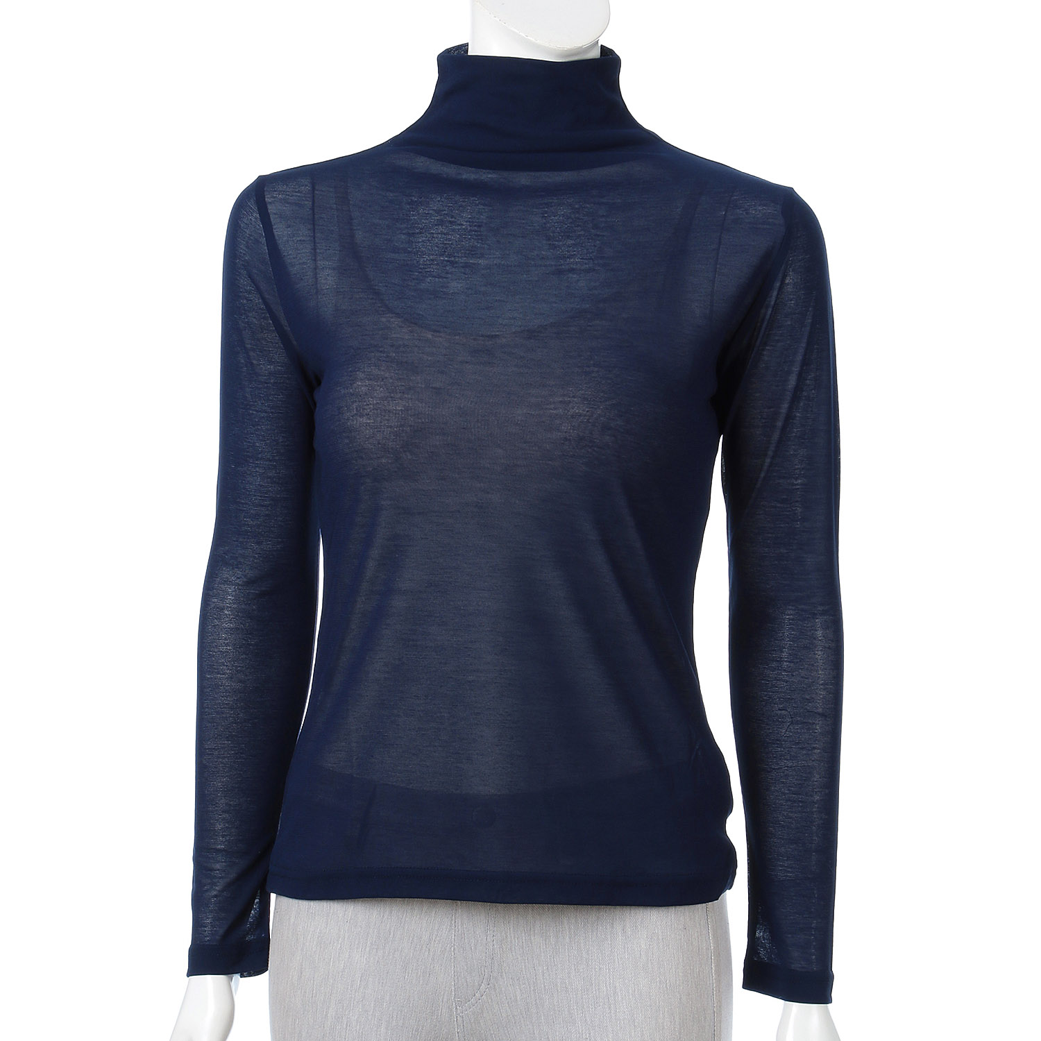 【Insta Live】スーパーソフトボトルネック長袖カットソー - 画像12