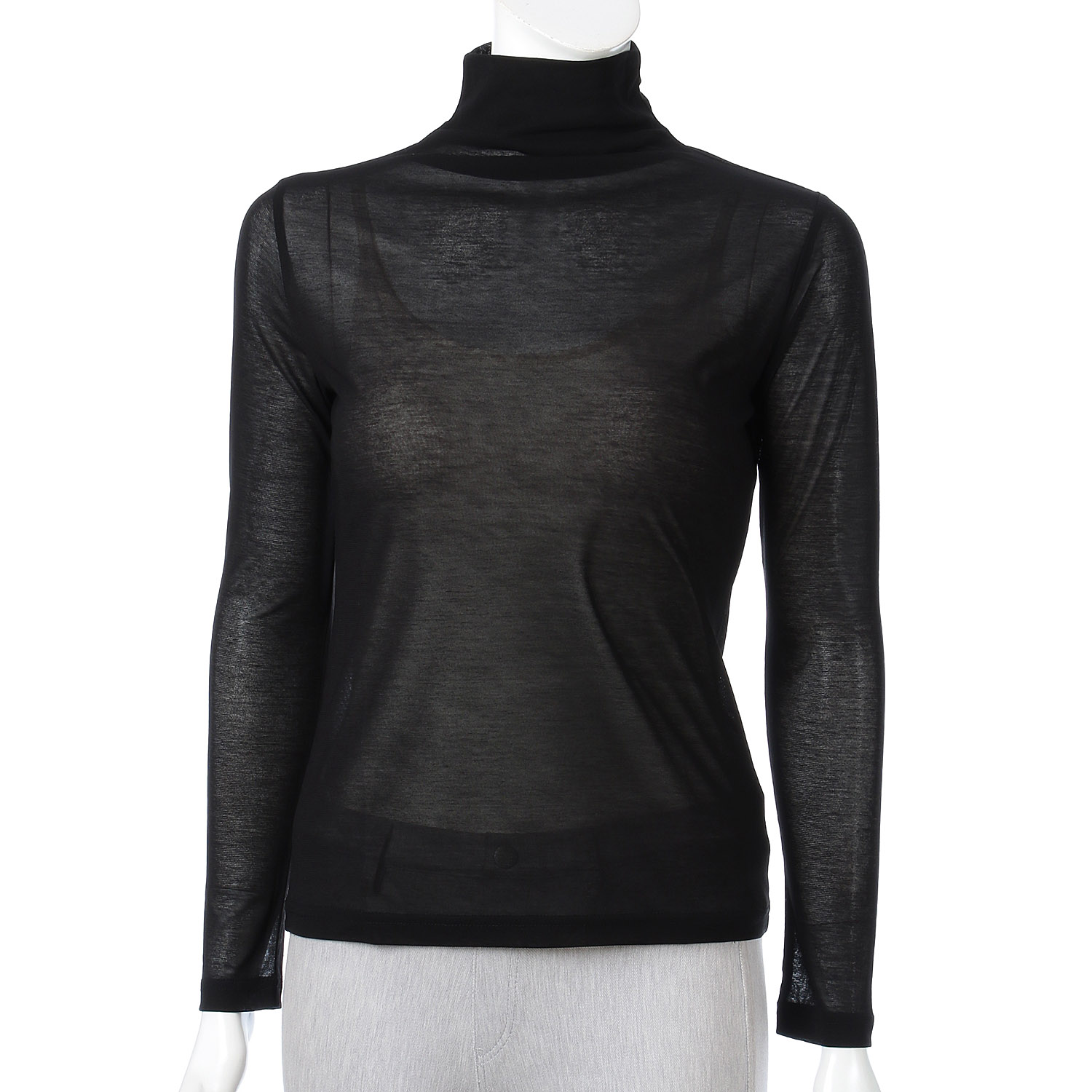 スーパーソフトボトルネック長袖カットソー - 画像5