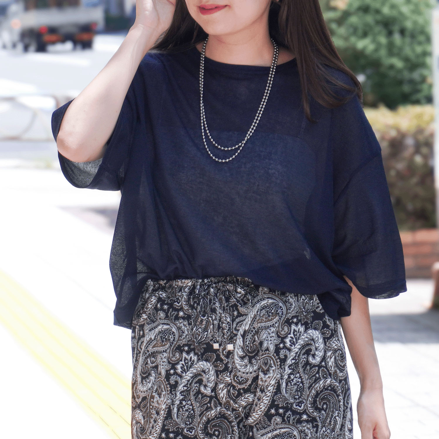 【Insta Live】シアーラメテレコプルオーバー