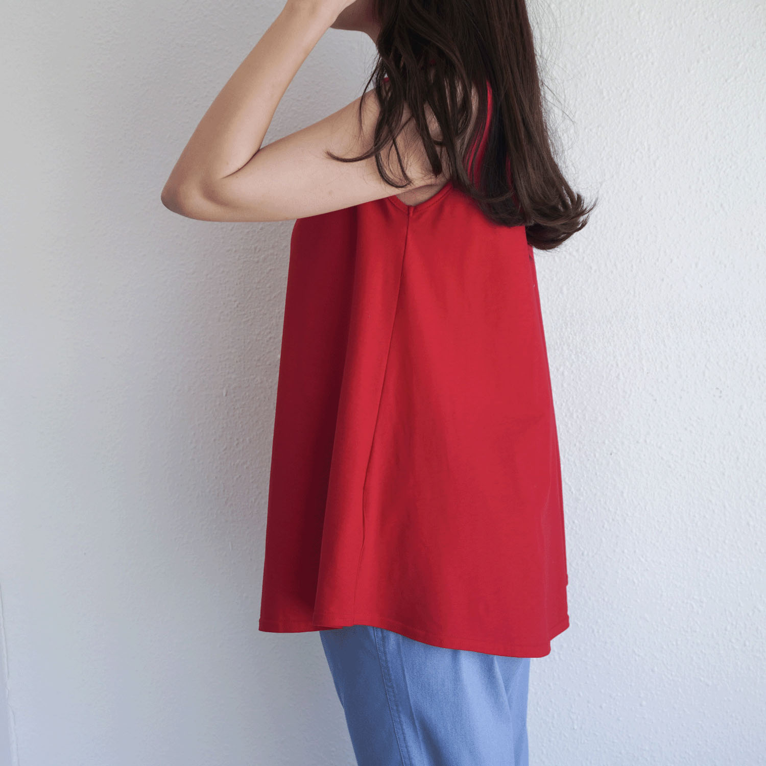 クールフレアーノースリーブカットソー - 画像9