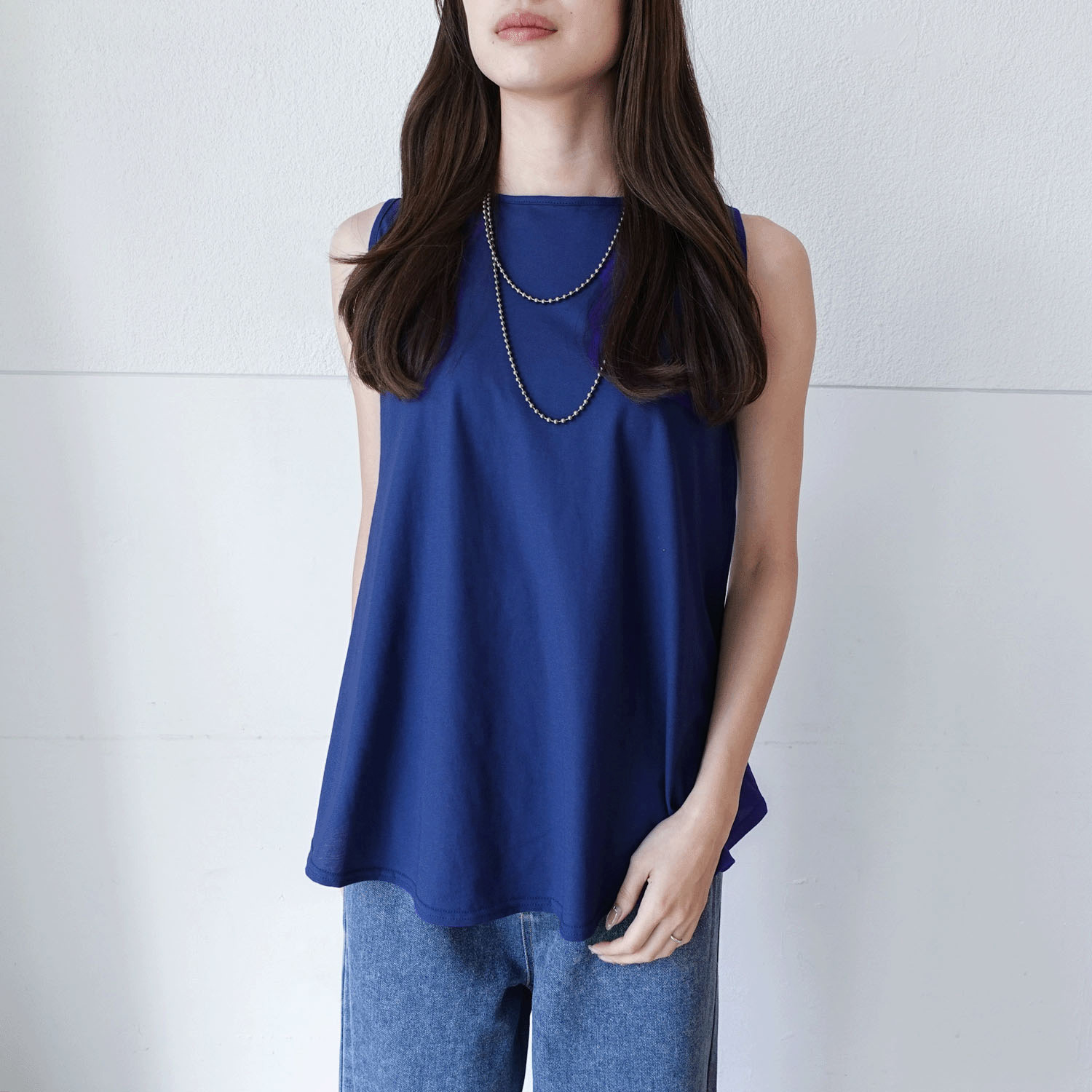 クールフレアーノースリーブカットソー - 画像1