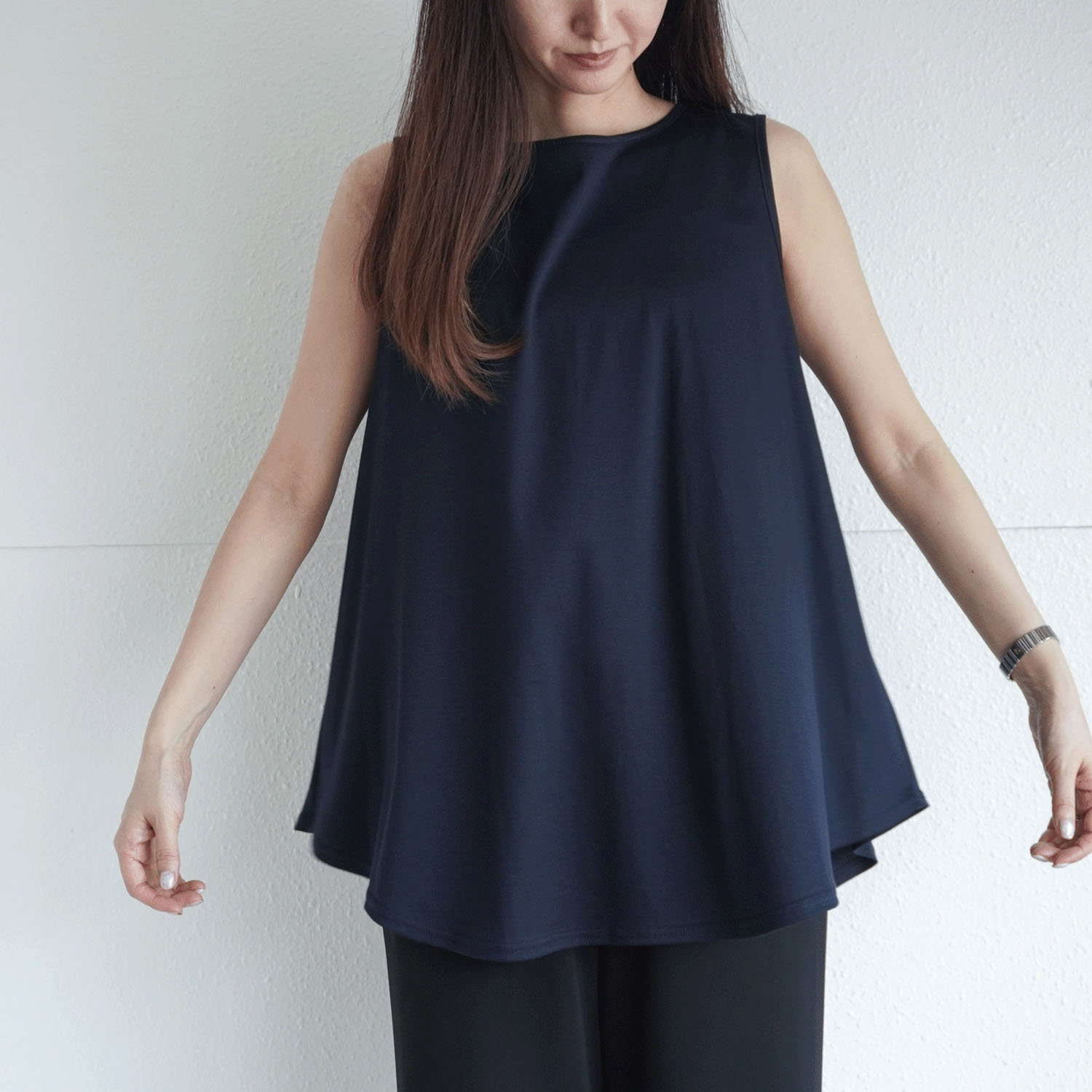 【Insta Live】ナノシアドレープノースリーブカットソー - 画像38