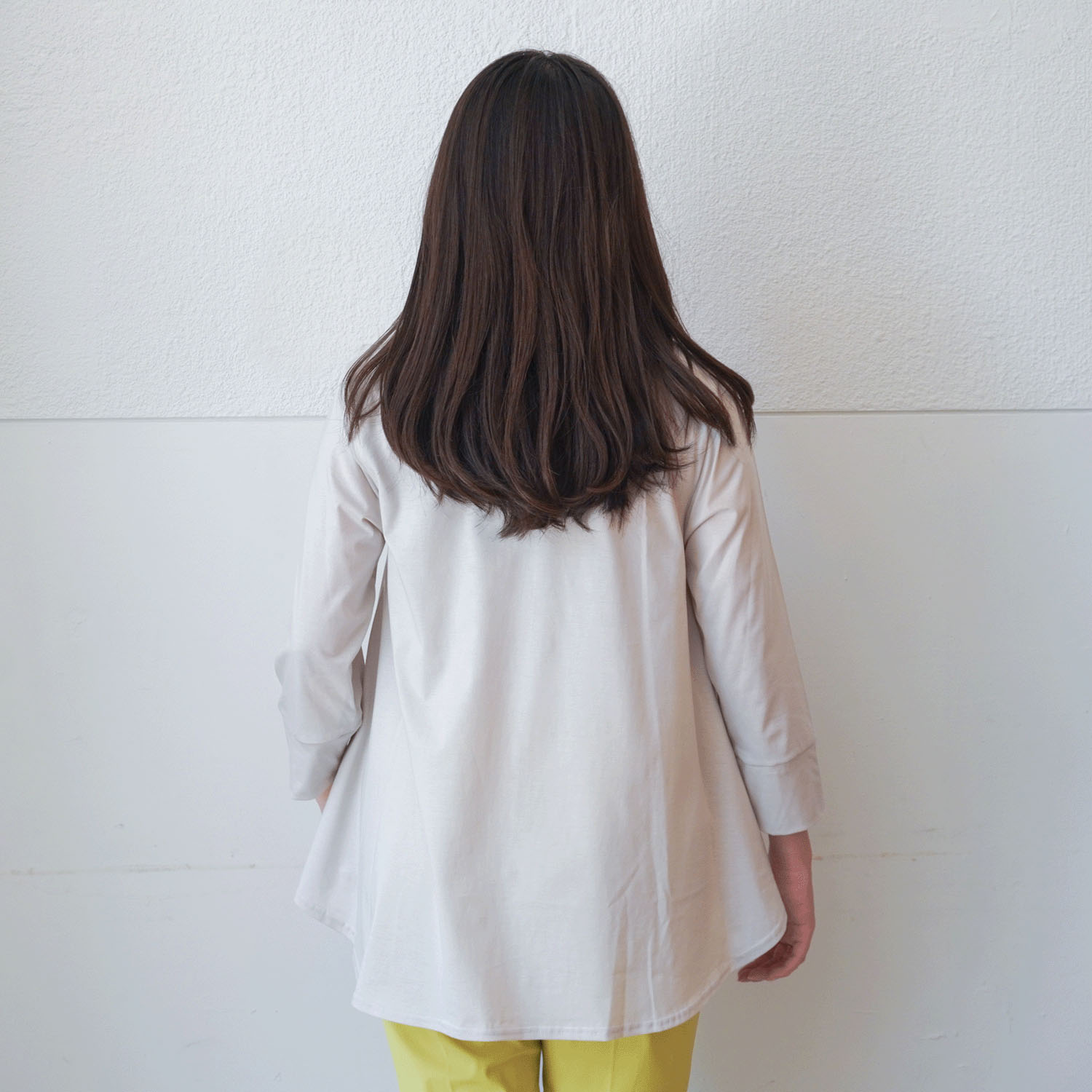 プリマシャインドレープ8分袖チュニック - 画像13