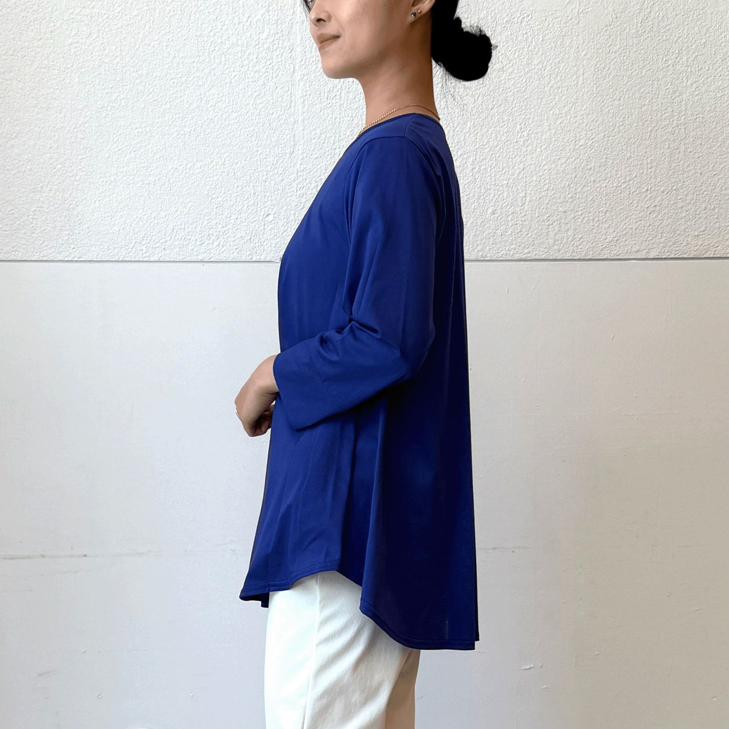 プリマシャインドレープ8分袖チュニック - 画像33