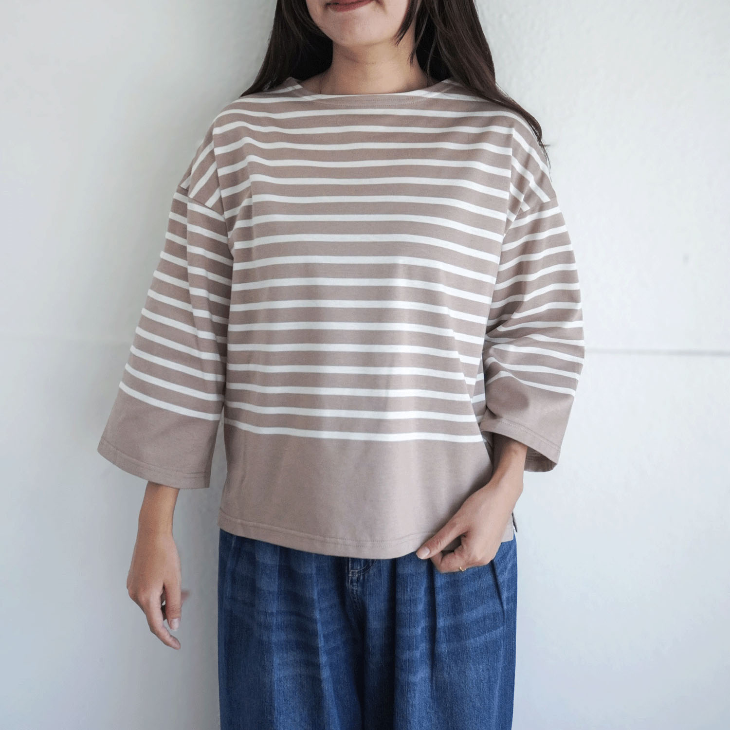 【Insta Live】パネルボーダープルオーバー