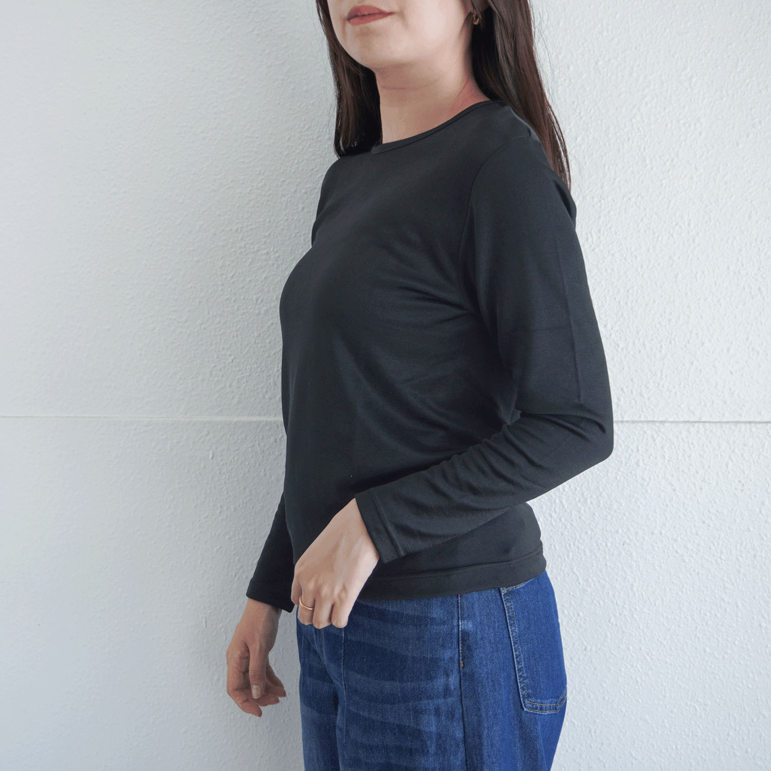 ジョワイユ裏綿丸首Tシャツ  LL - 画像13