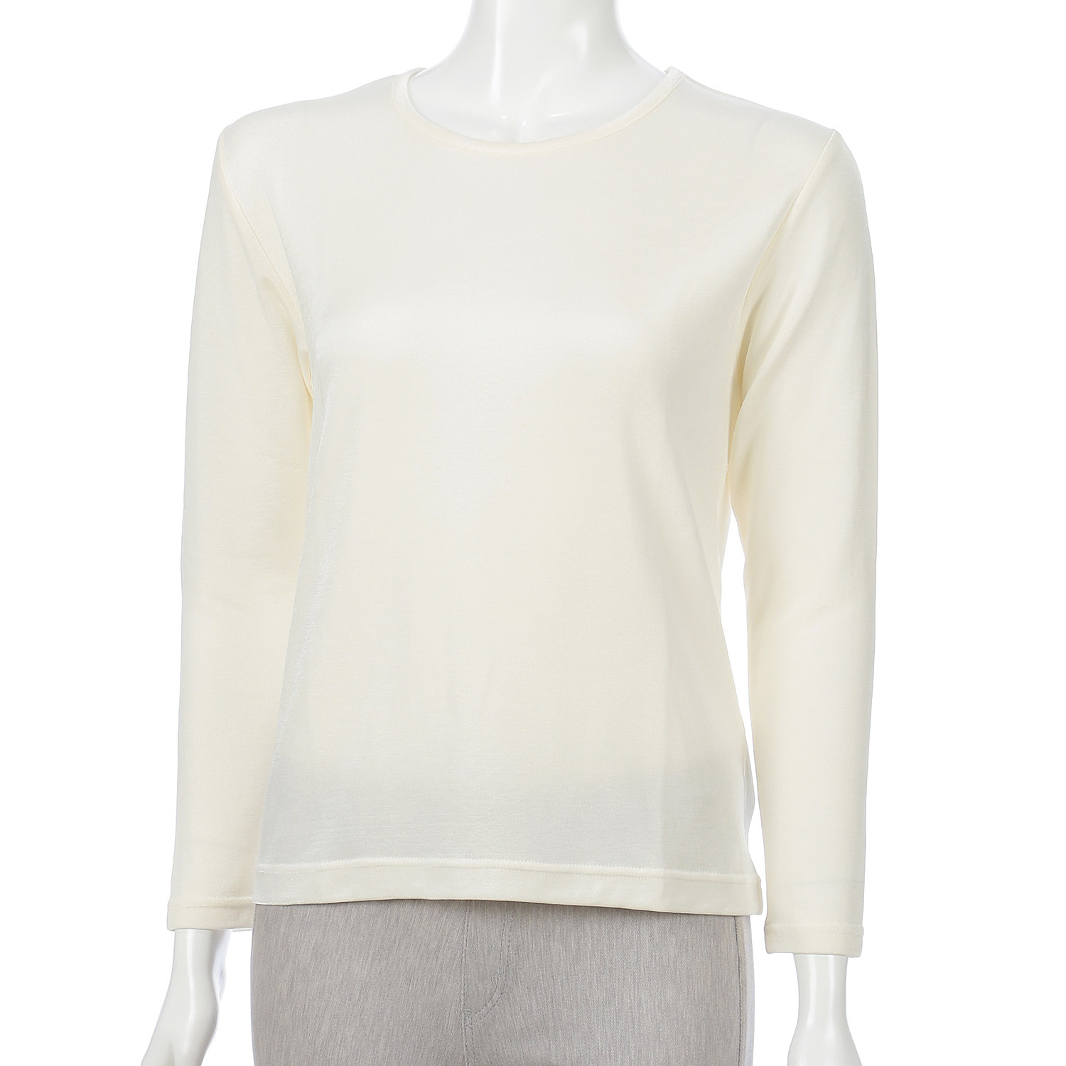 ジョワイユ裏綿丸首Tシャツ  LL - 画像10