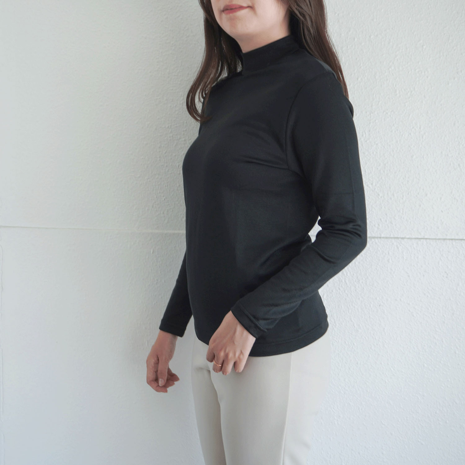 ジョワイユ 裏綿ハイネックTシャツ M・L - 画像10