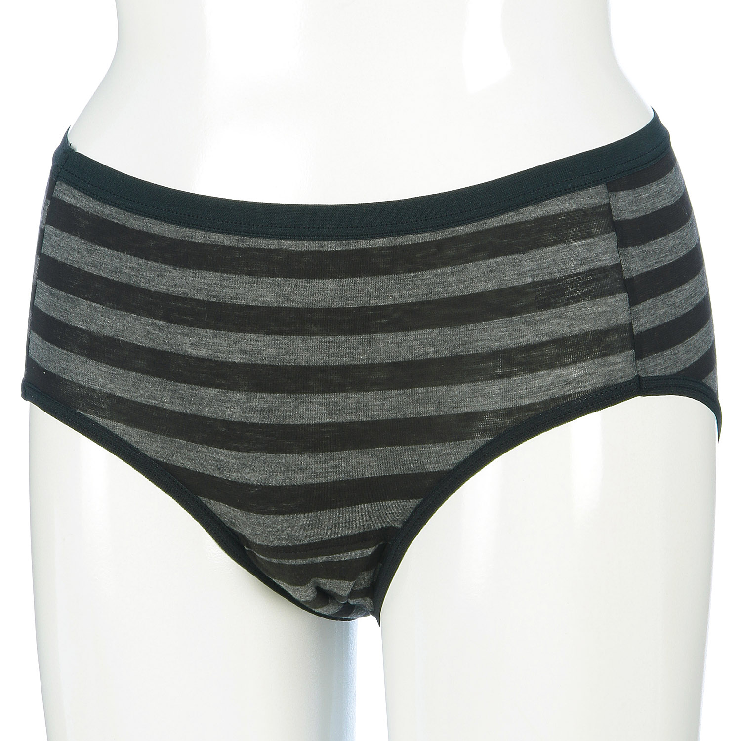 デイ用吸水ボーダー3Pショーツ - 画像4