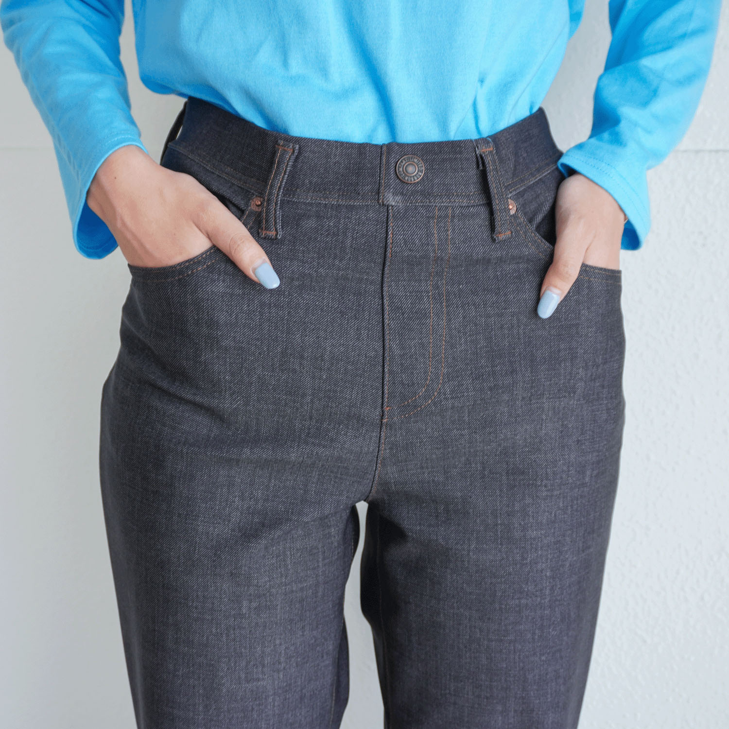 210ボブソン デニムハイテンションストレートパンツ - 画像3