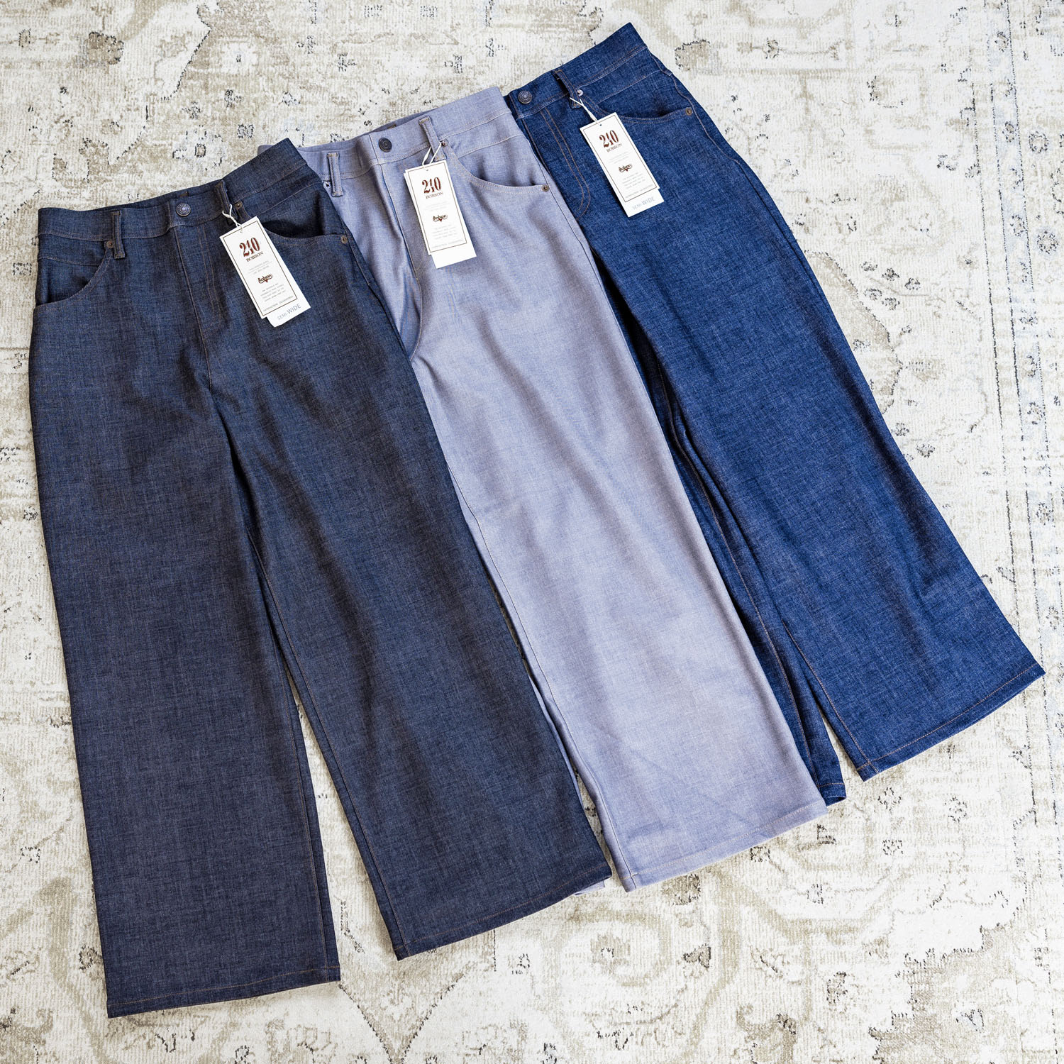 210ボブソン デニムハイテンションセミワイドパンツ - 画像2