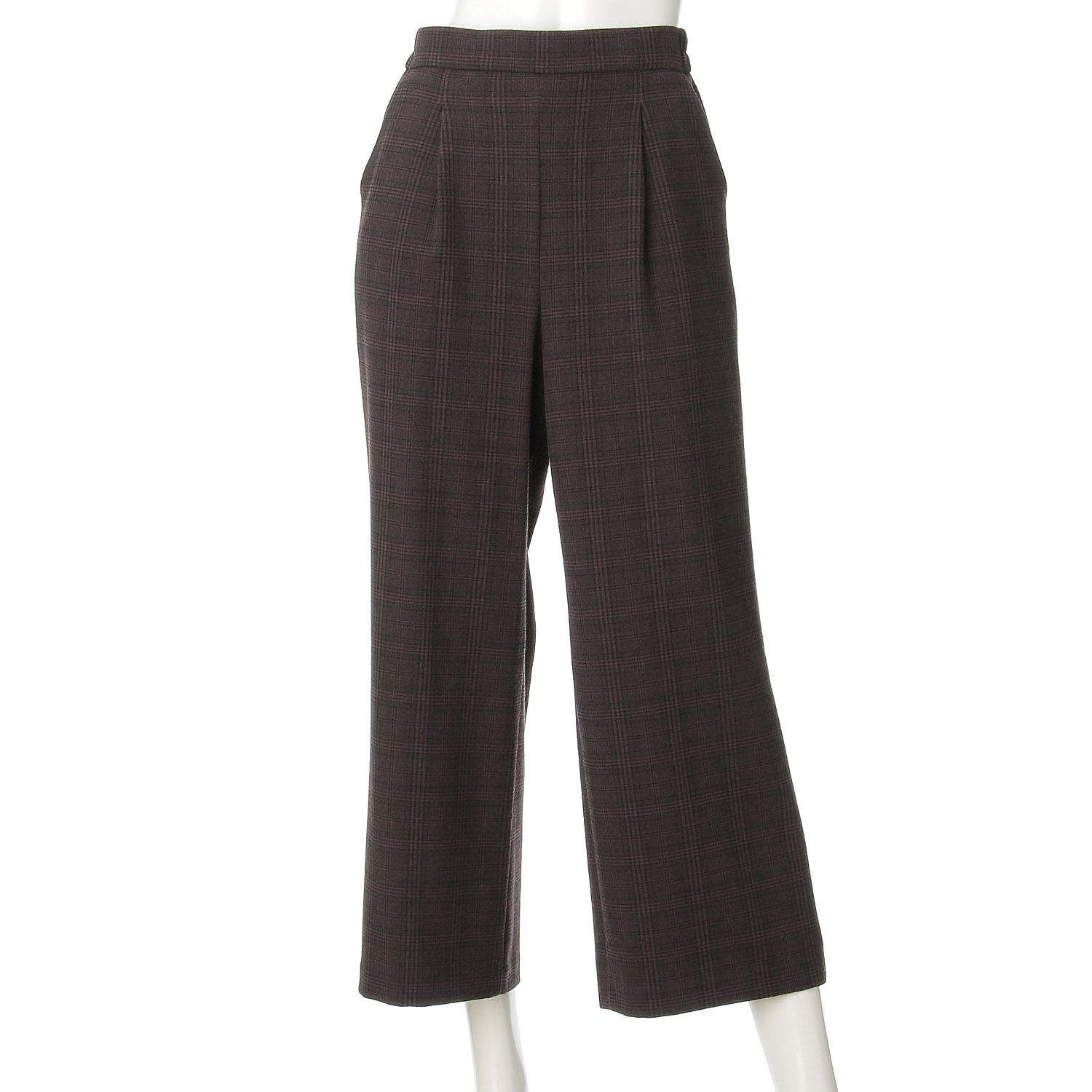 【25AW新色追加】TR両面微起毛 リッチワイドパンツ - 画像7