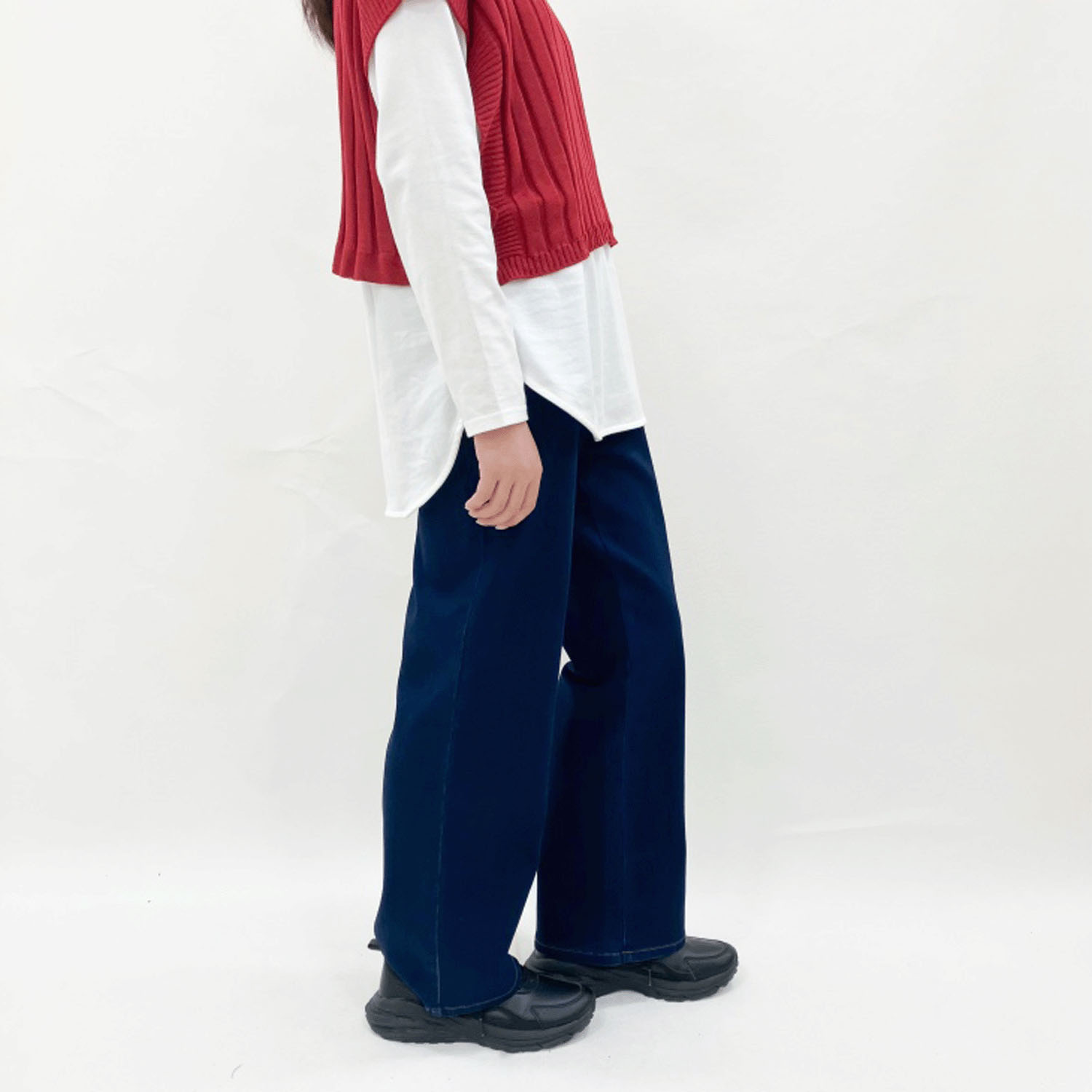 グルカワイド椿加工デニムパンツ - 画像5