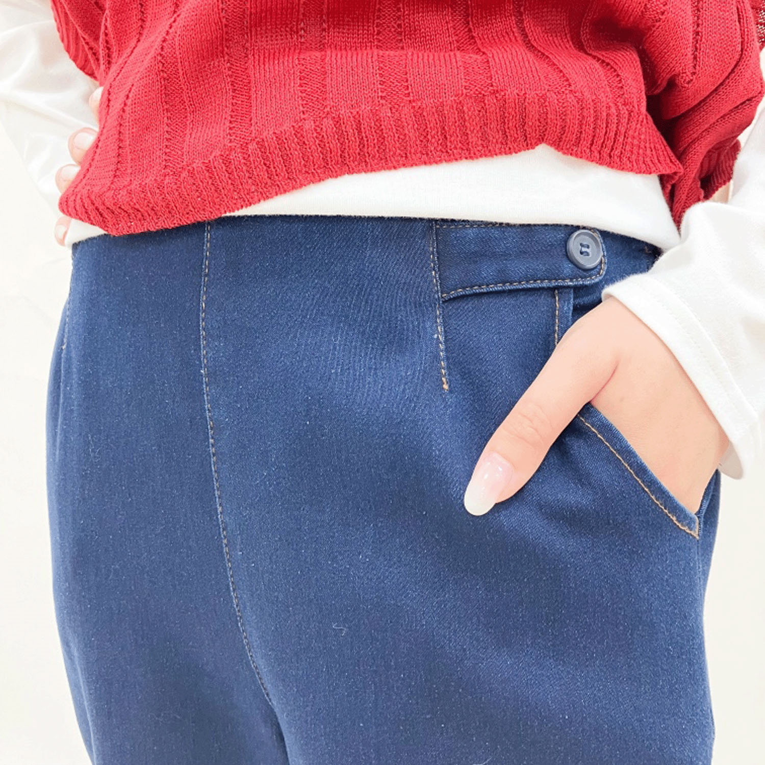 グルカワイド椿加工デニムパンツ - 画像7