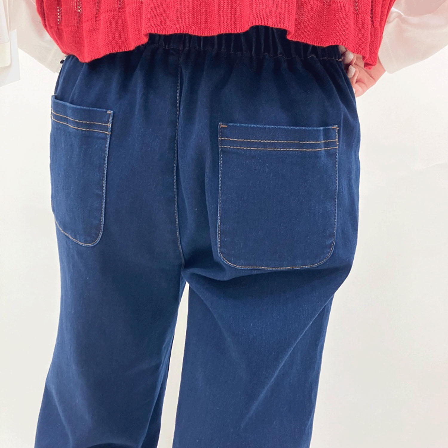 グルカワイド椿加工デニムパンツ - 画像8