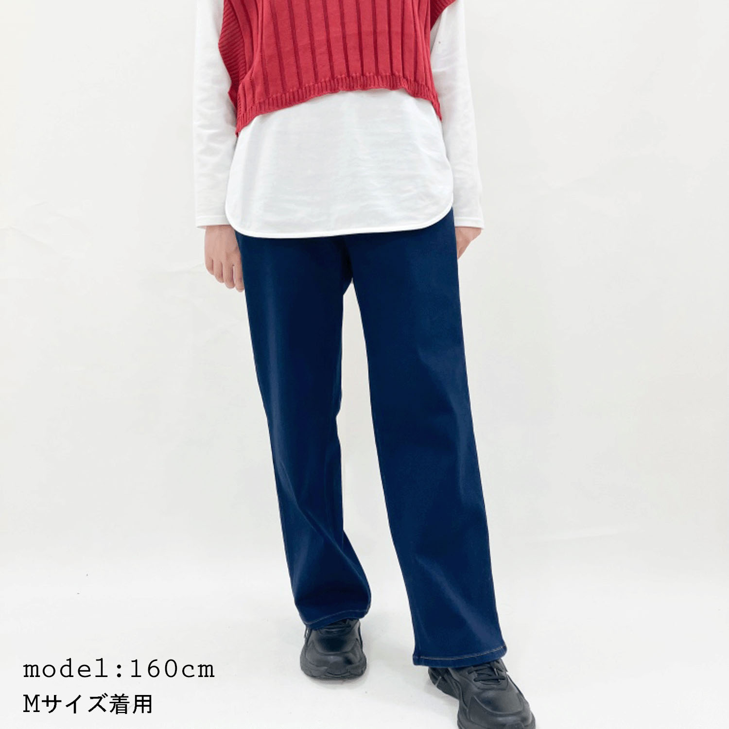 グルカワイド椿加工デニムパンツ - 画像1