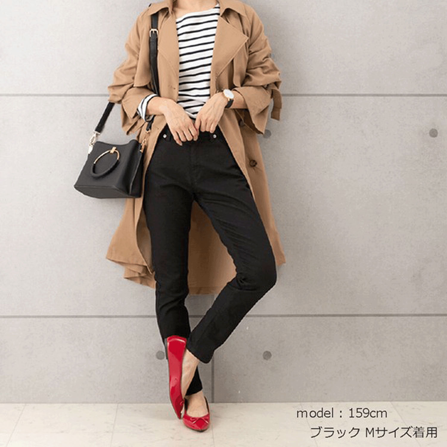 【ETONET限定 お取り寄せ】W HEART 美脚美尻デニムスキニー - 画像5