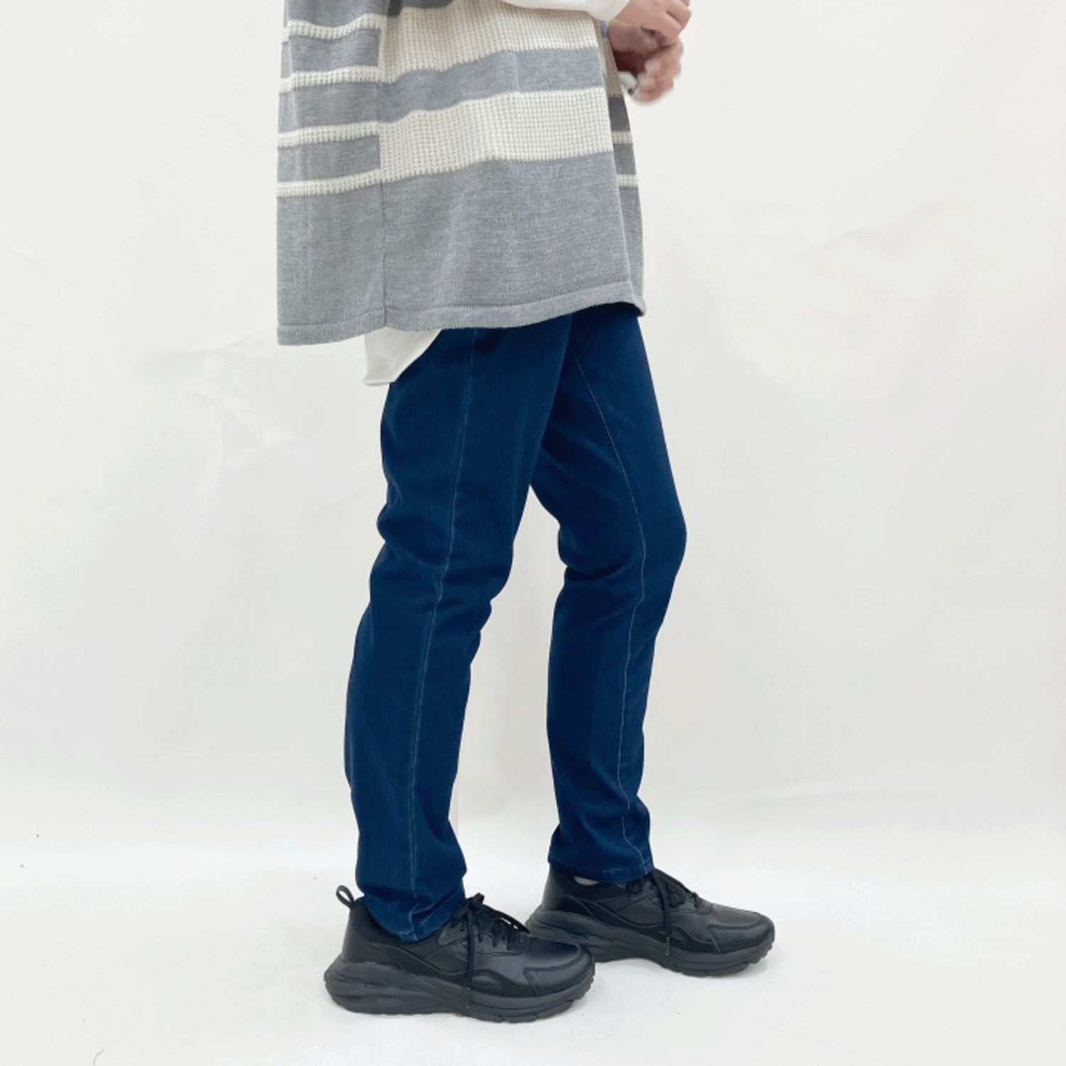 【お取り寄せ】New York Stars BOBSON ニットデニムスキニーパンツ - 画像9