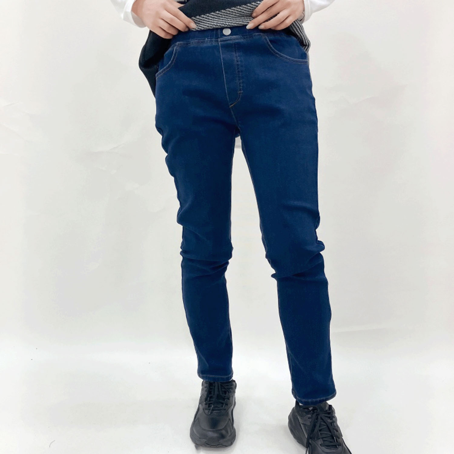 【お取り寄せ】New York Stars BOBSON ニットデニムスキニーパンツ - 画像10