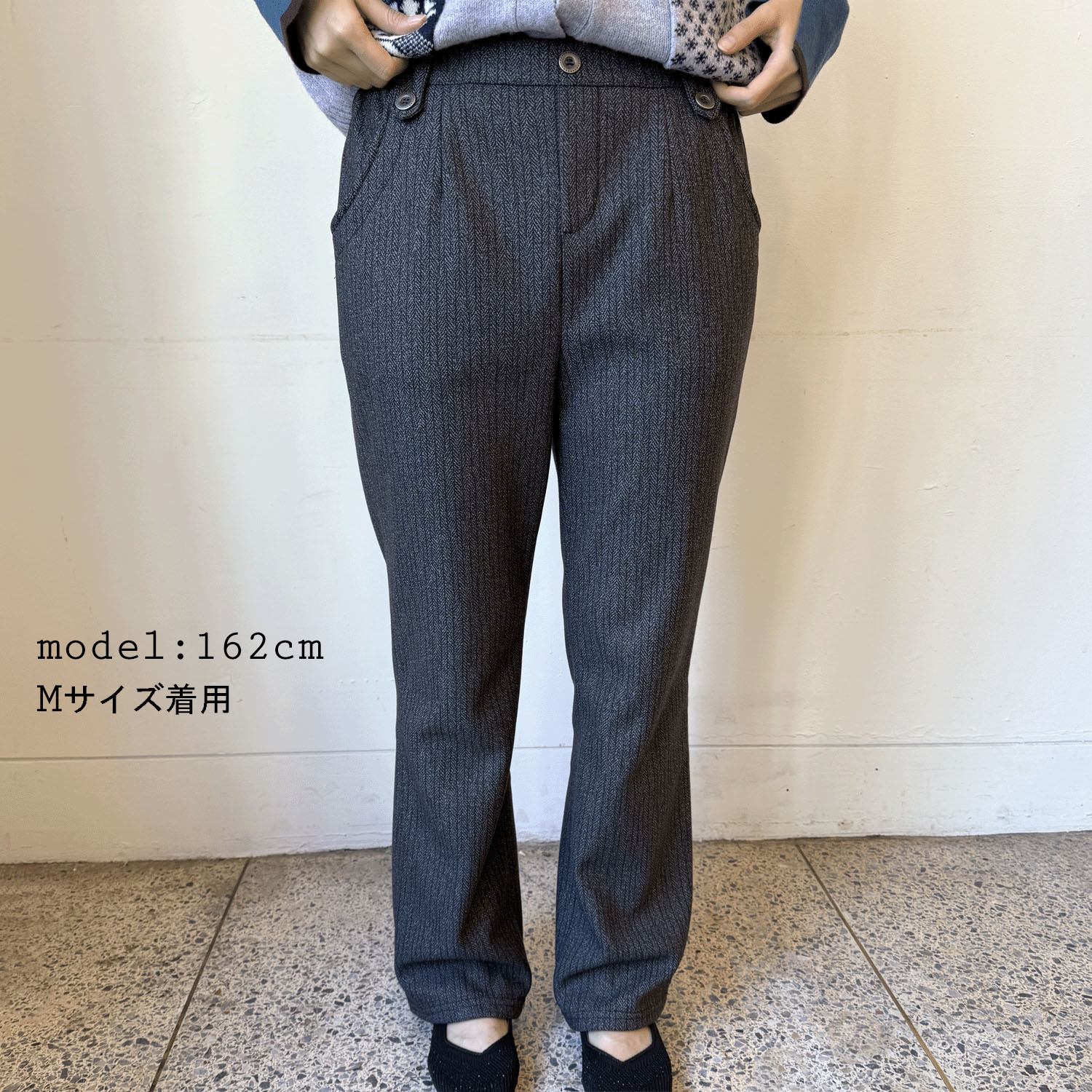 セリオスリー プリントストレートパンツ - 画像1