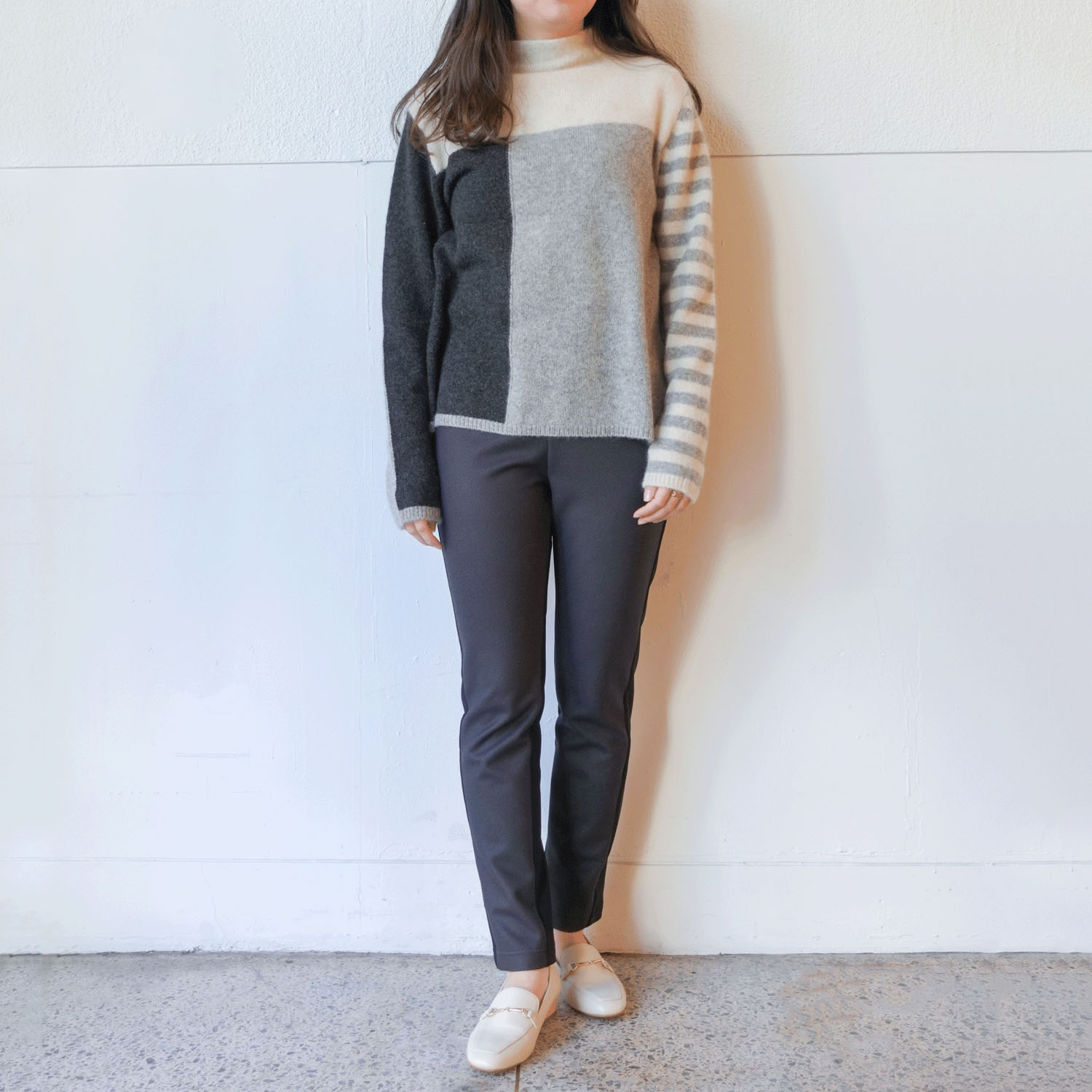 ダウンファブリックスリムパンツ - 画像5