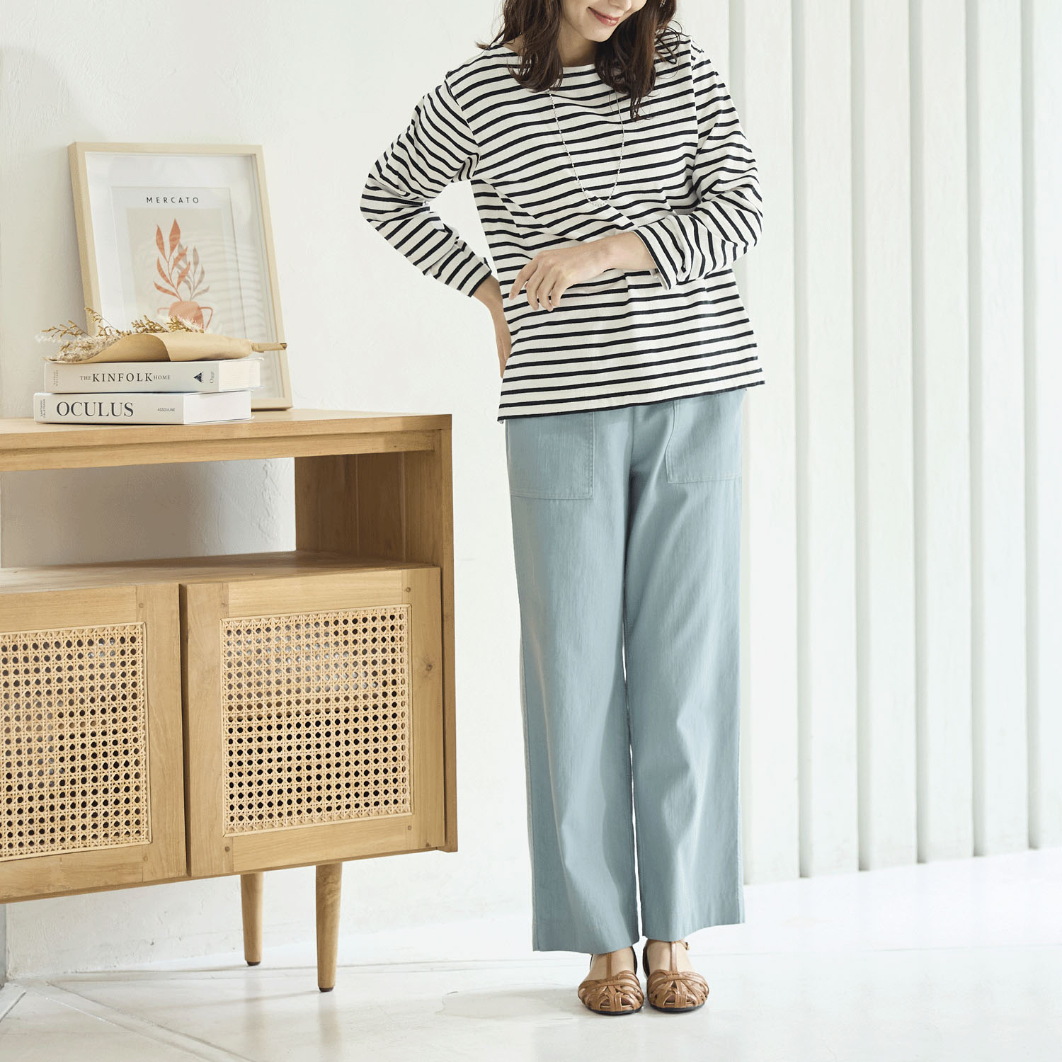 Reginetta コットンスラブ・ベイカーワイド - 画像12