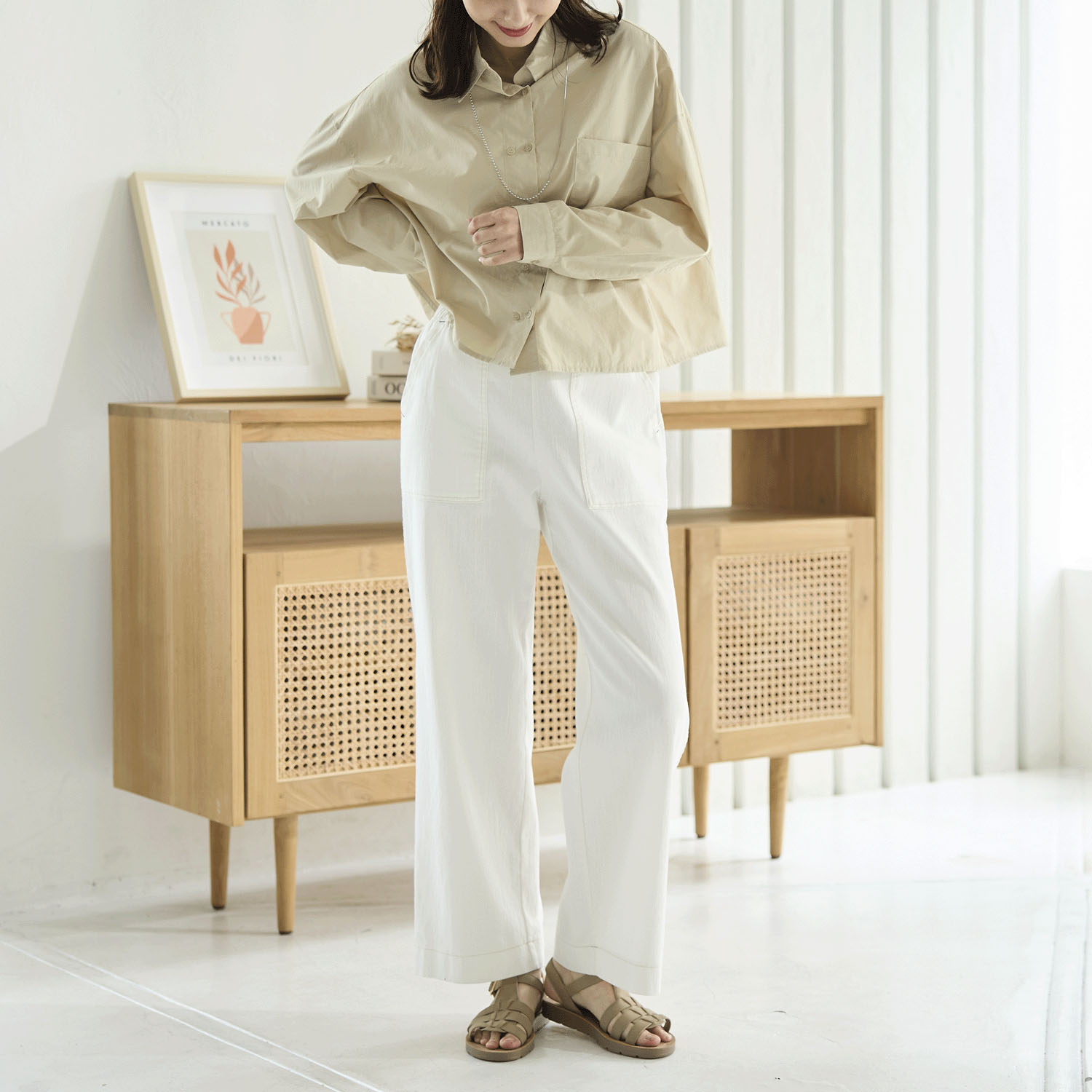 Reginetta コットンスラブ・ベイカーワイド - 画像6