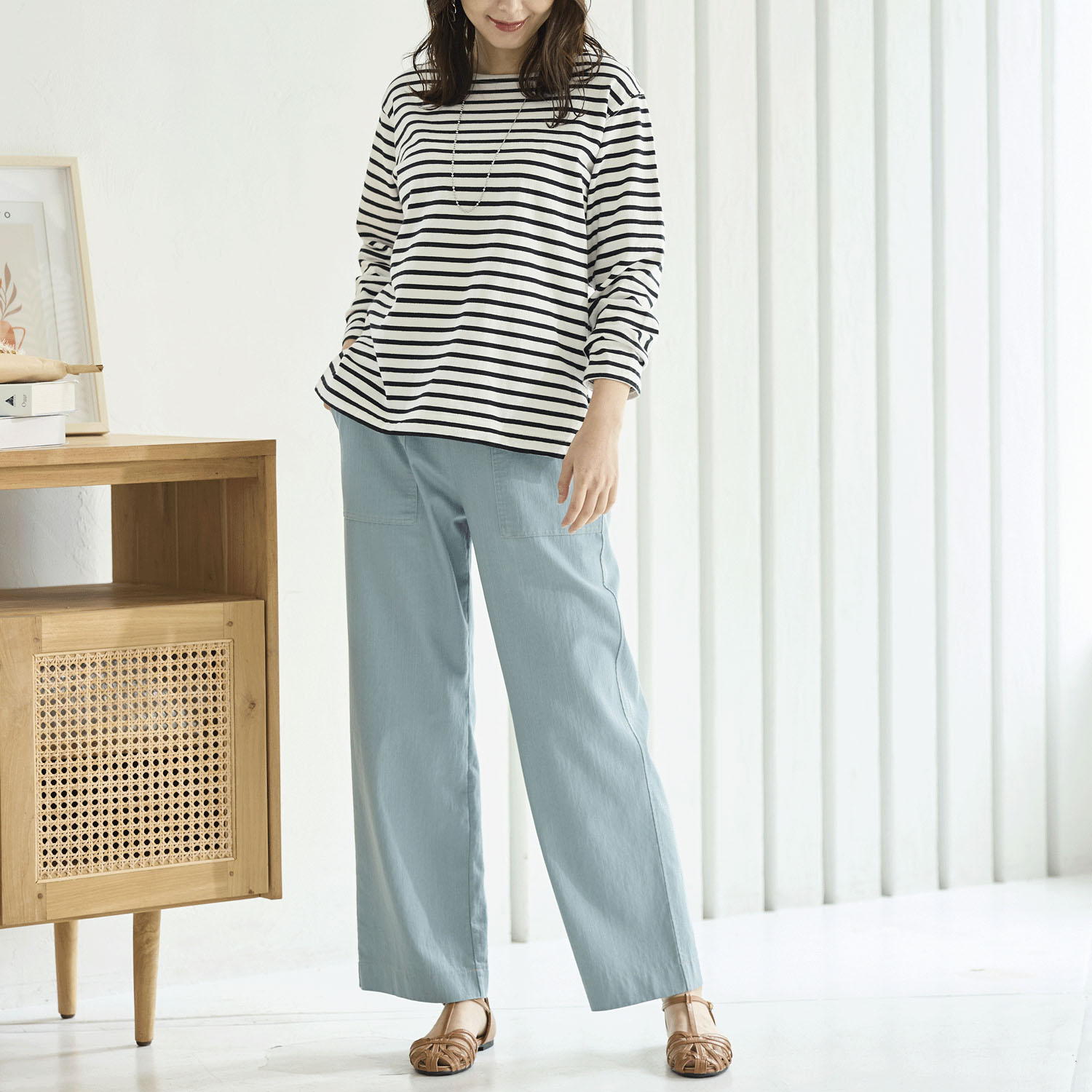 Reginetta コットンスラブ・ベイカーワイド