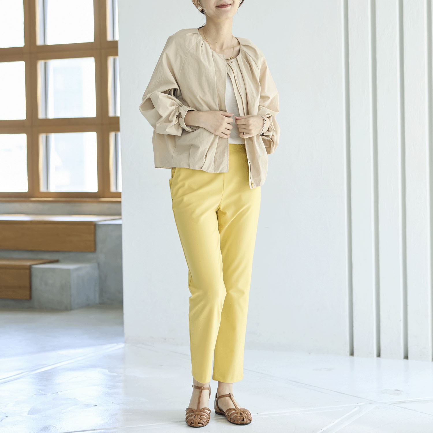 【Insta Live】TAKUMIBA エアシルキー・スリムパンツ