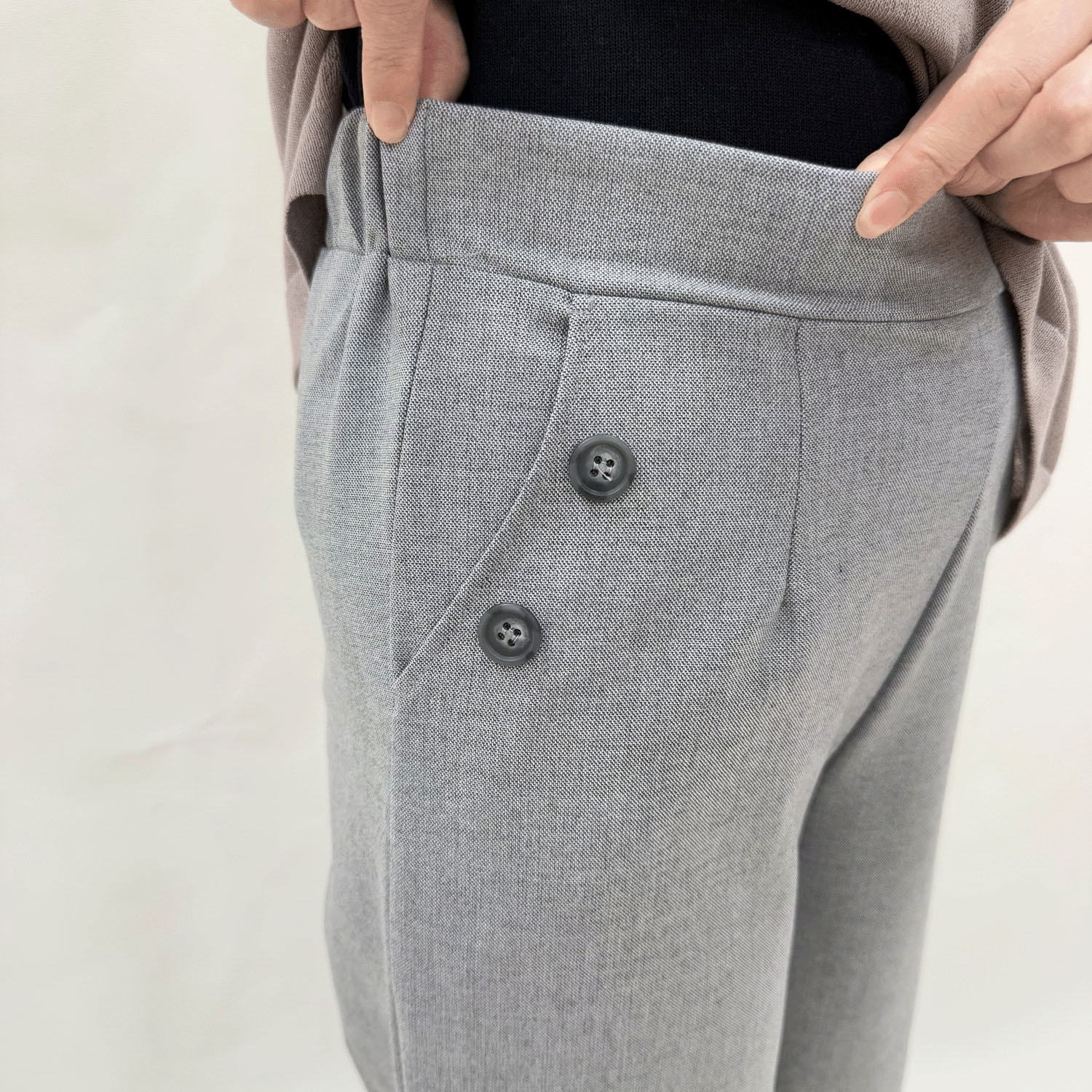 尾州ラベルワイドパンツ - 画像4