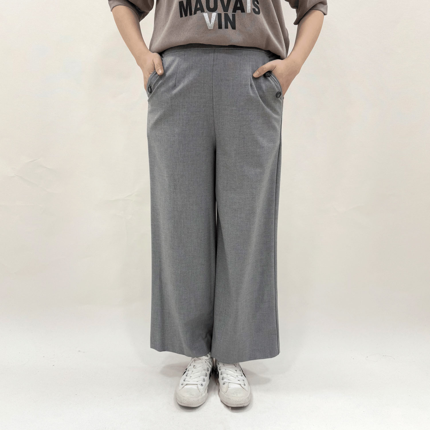 尾州ラベルワイドパンツ