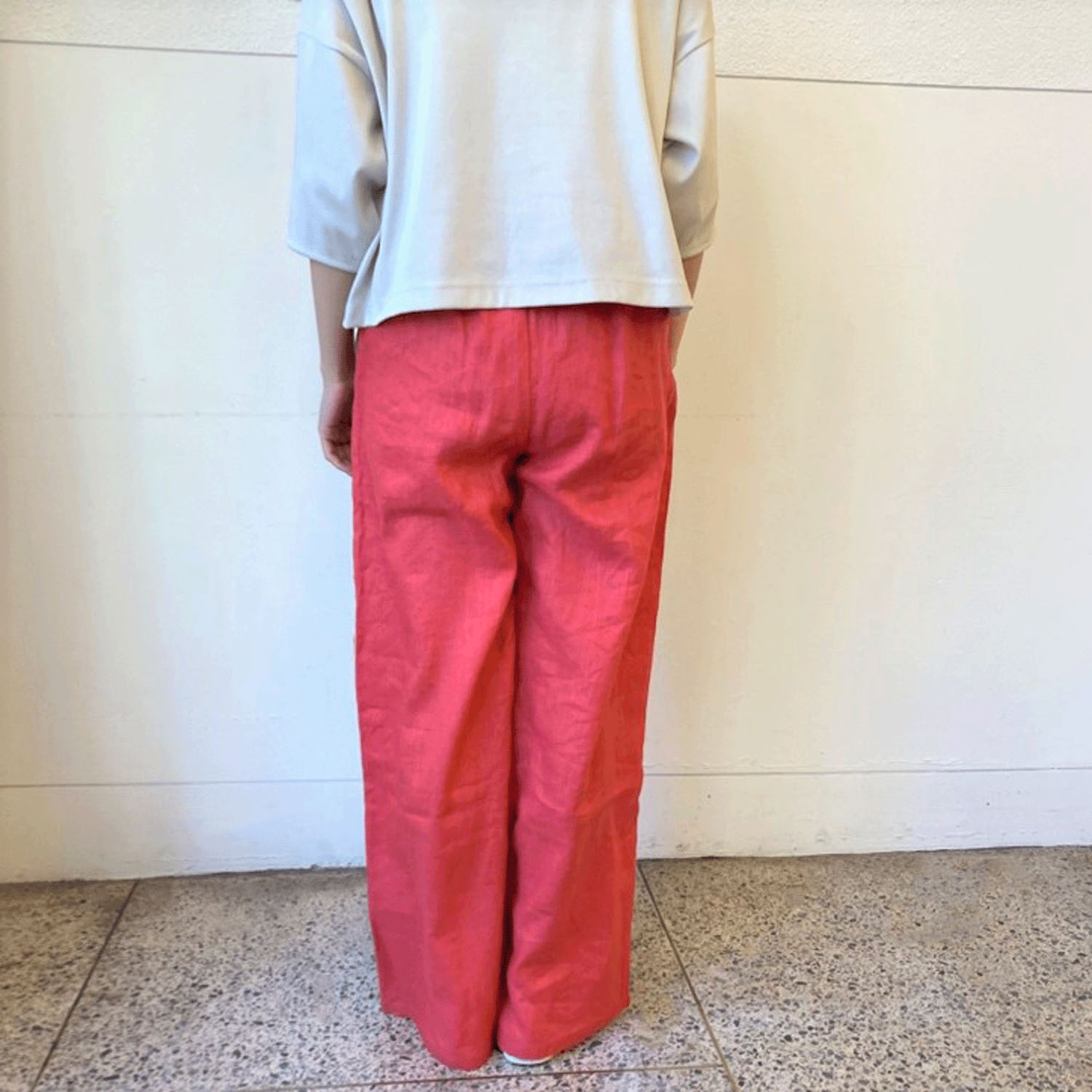 【Insta Live】JEUNE ET JOYEUX フレンチリネンワイドパンツ 73丈 - 画像30