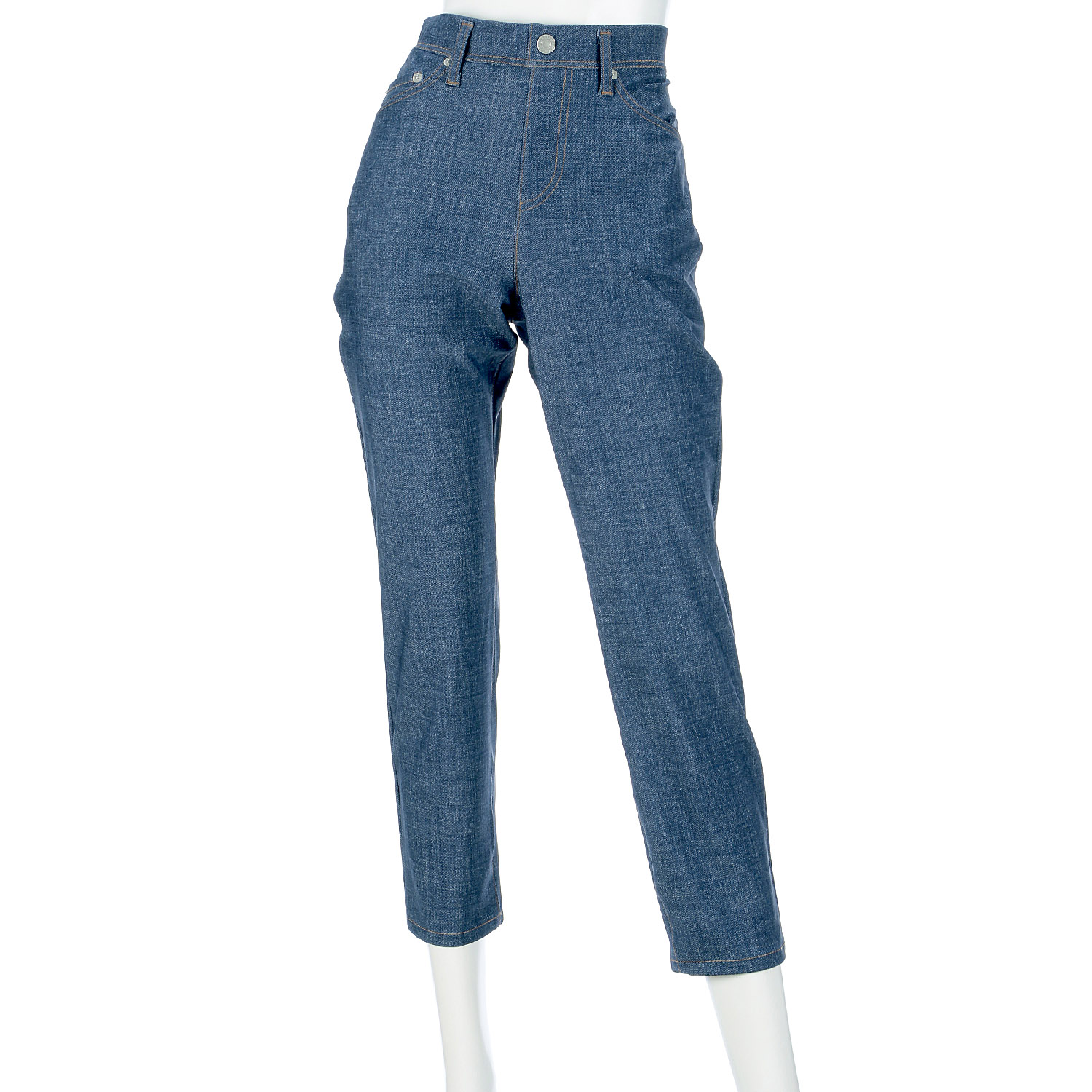 210ボブソン デニムプリントサマーハイテンションアンクルテーパード - 画像11