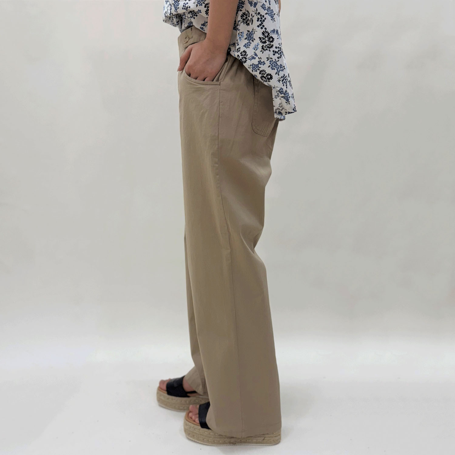 麻混グルカワイド丈長 - 画像4