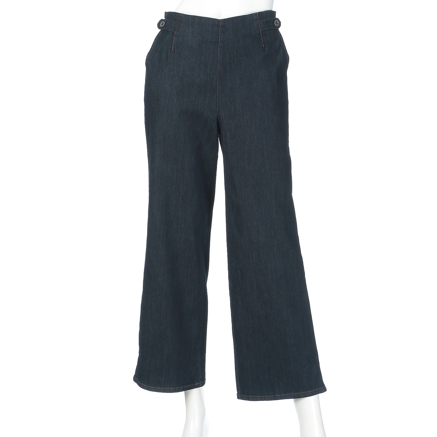 グルカワイド冷感デニムパンツ - 画像9