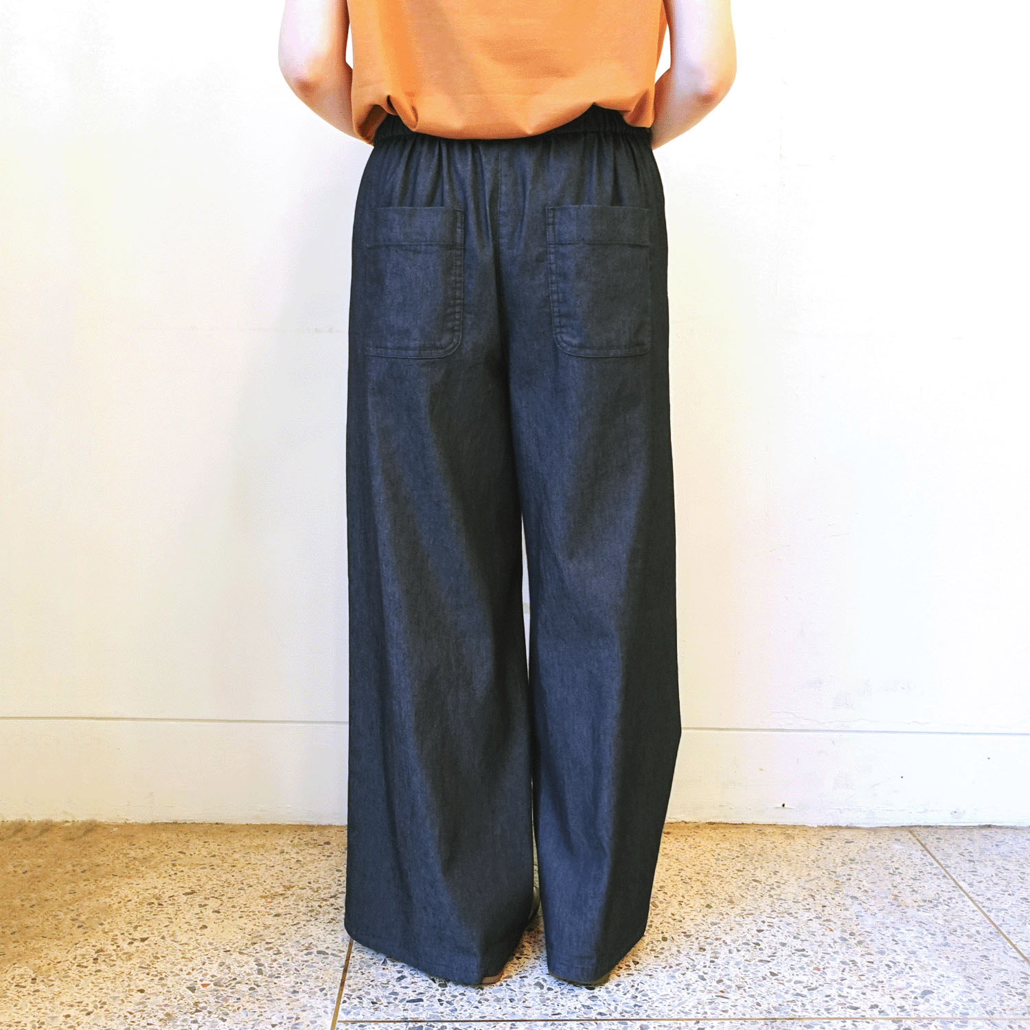 サマーデニムバギーパンツ - 画像4