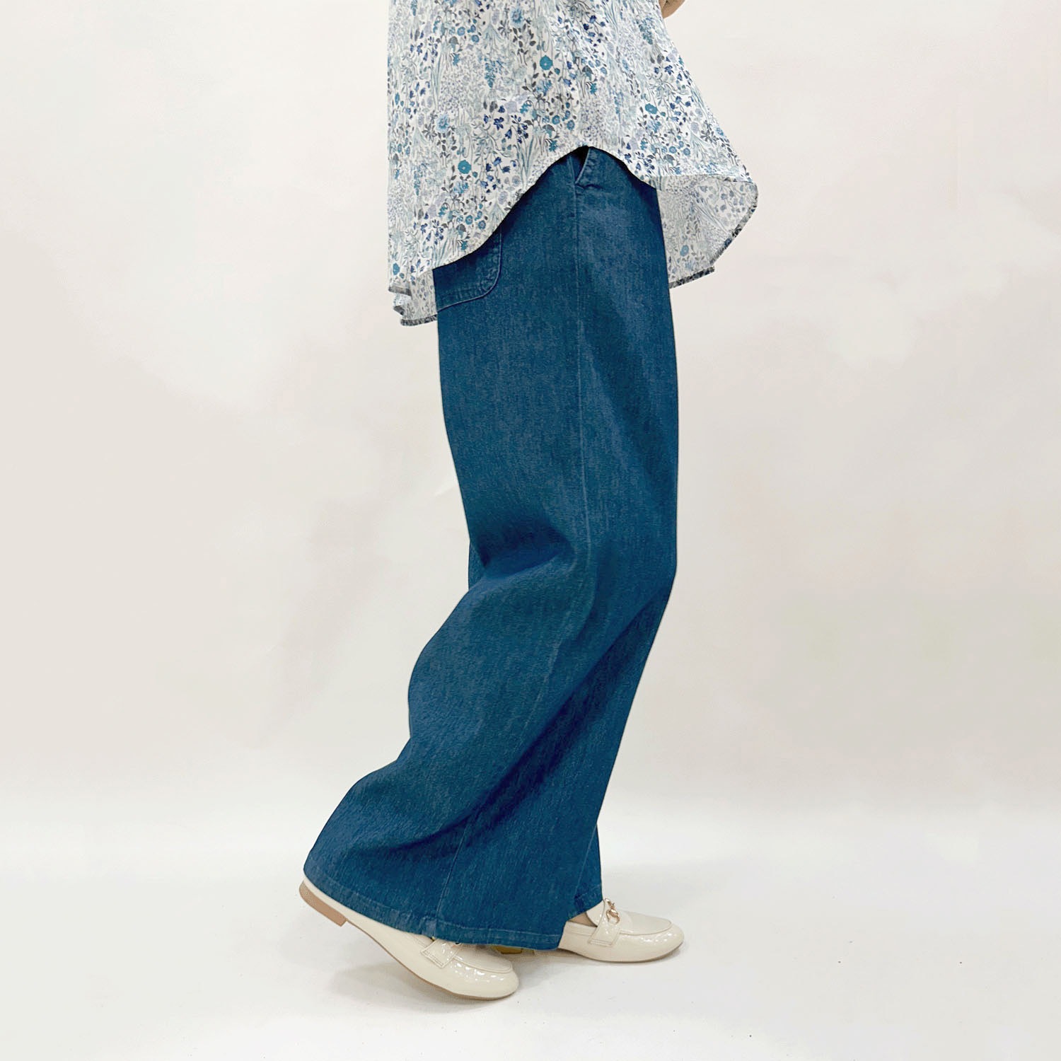 サマーデニムバギーパンツ - 画像8