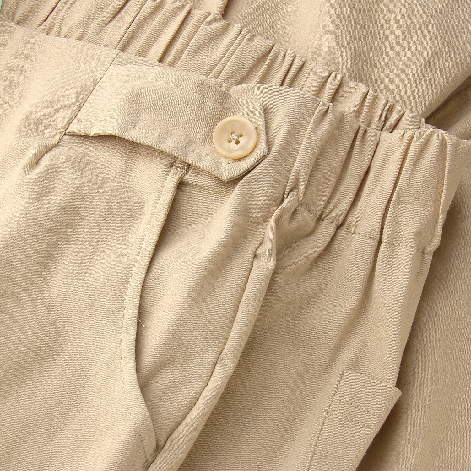 【新色追加】綿ストレッチセミワイドマルシェパンツ - 画像5