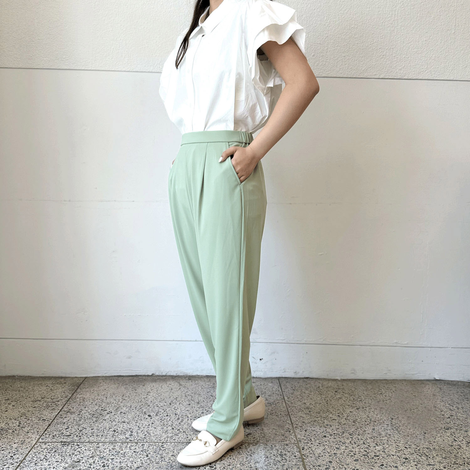 涼lifeテーパードパンツ - 画像4