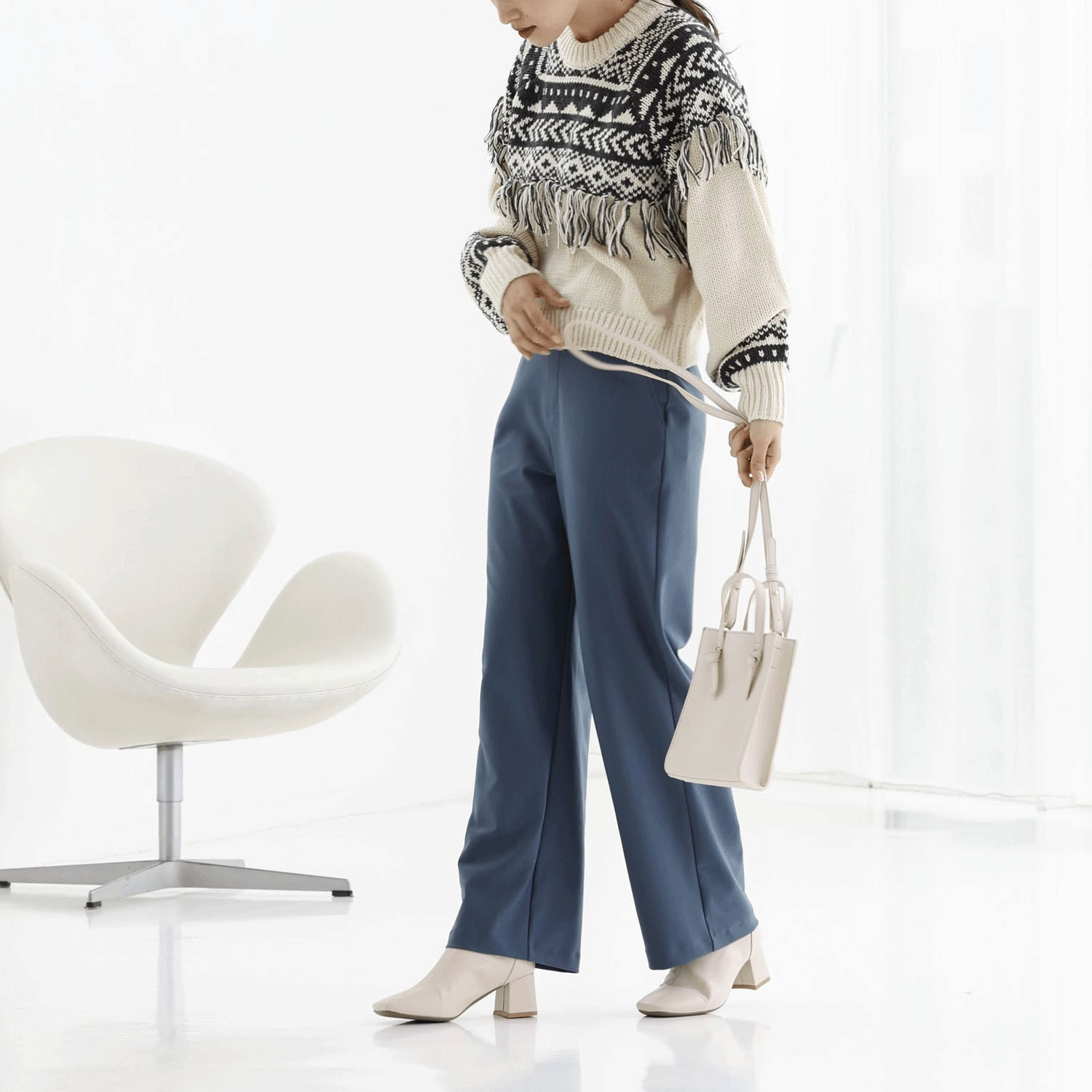 【Insta Live】TAKUMIBA エアシルキーLW・前ポケットワイドストレート - 画像14