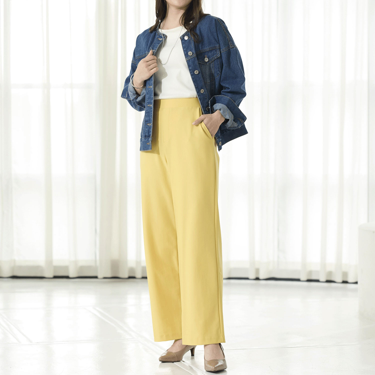 【Insta Live】TAKUMIBA エアシルキーLW・前ポケットワイドストレート - 画像1