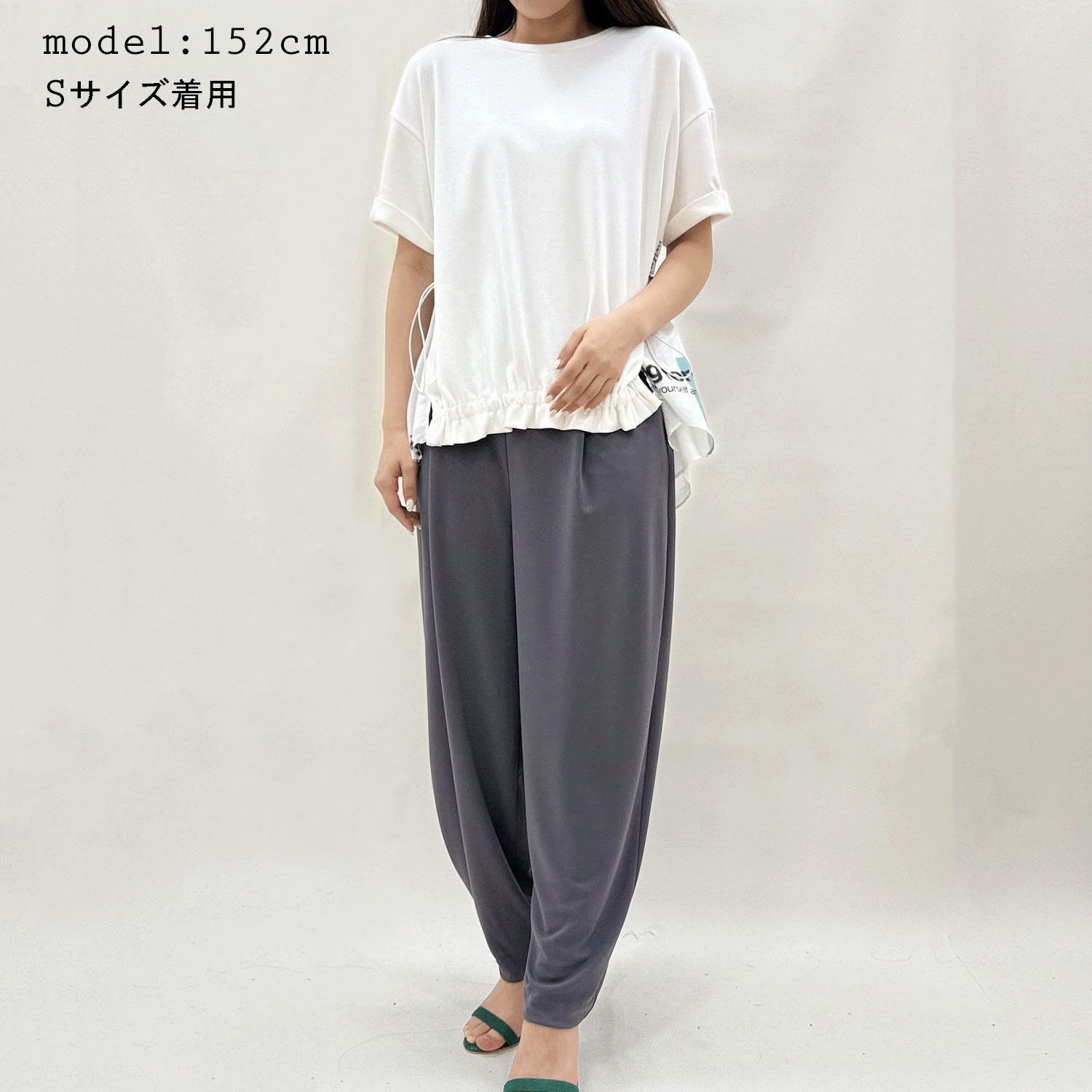 【Insta Live】タックワン ペオススムースコクーンパンツ