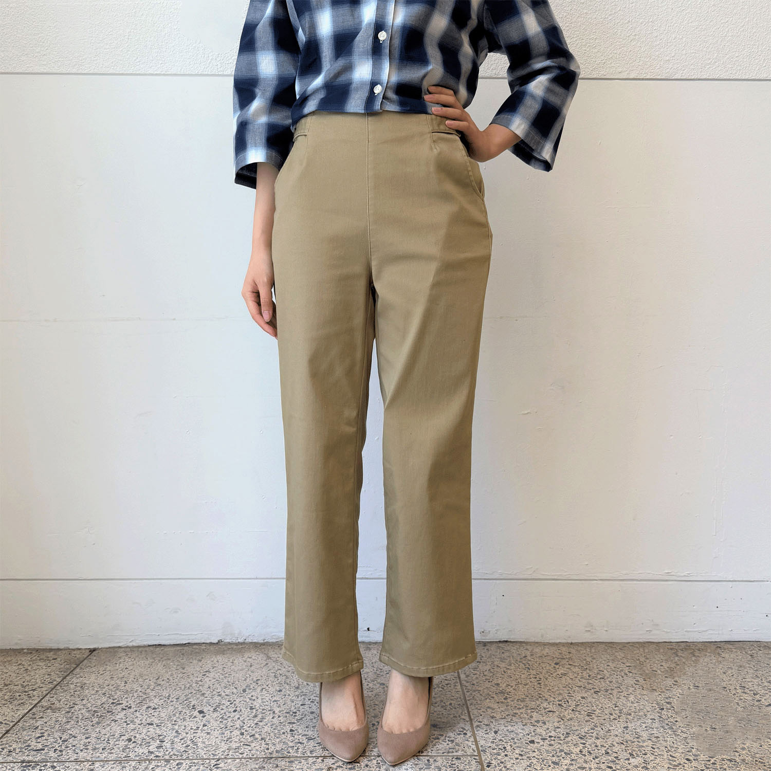 コーマ糸グルカカラーワイドパンツ - 画像10