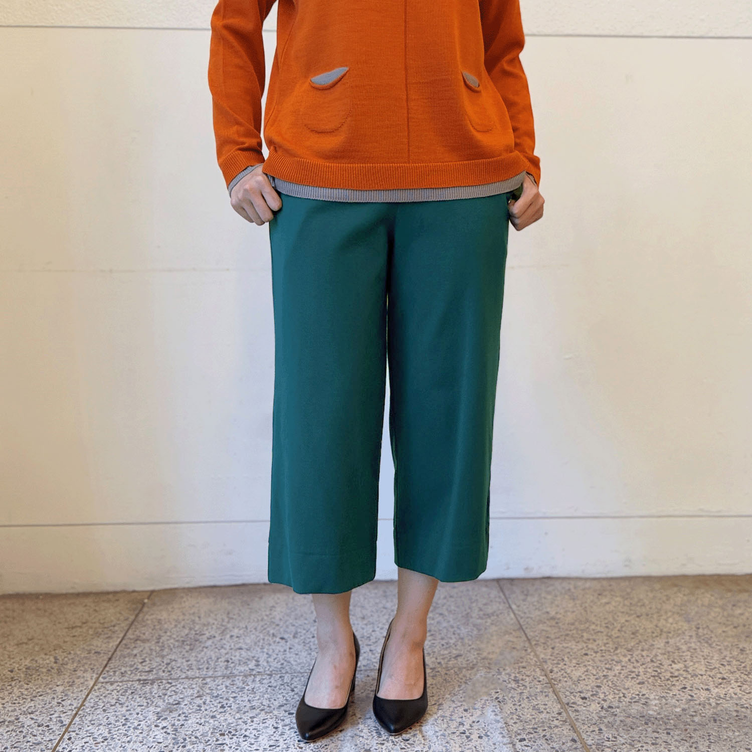 杢ストレッチパンツ - 画像3