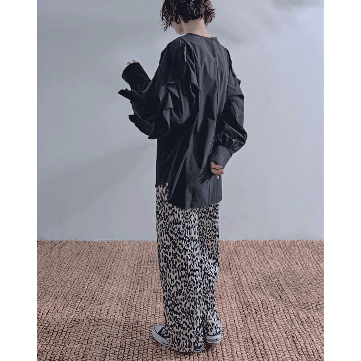 カットプリーツパンツ - 画像8