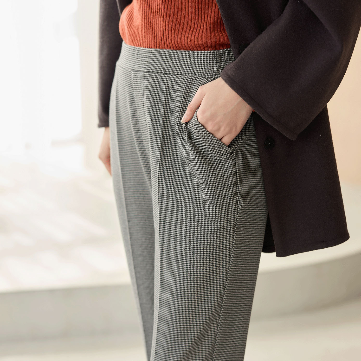 【Insta Live】TAKUMIBA ウーリッチウォーム 前ポケットクロプトテーパードパンツ - 画像19